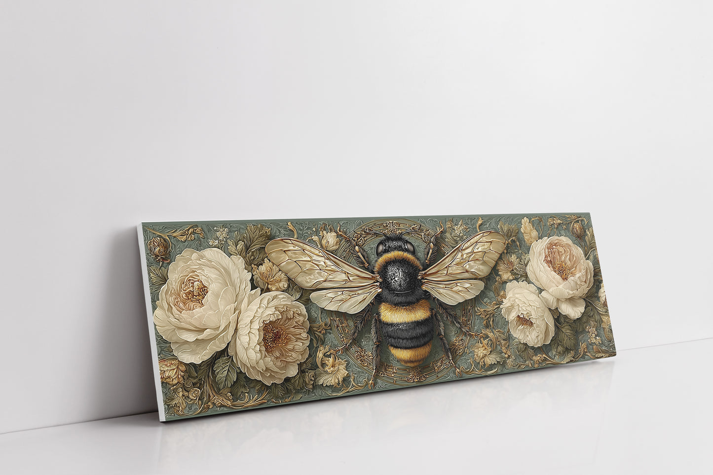 Bee Among the Ivory Blossoms