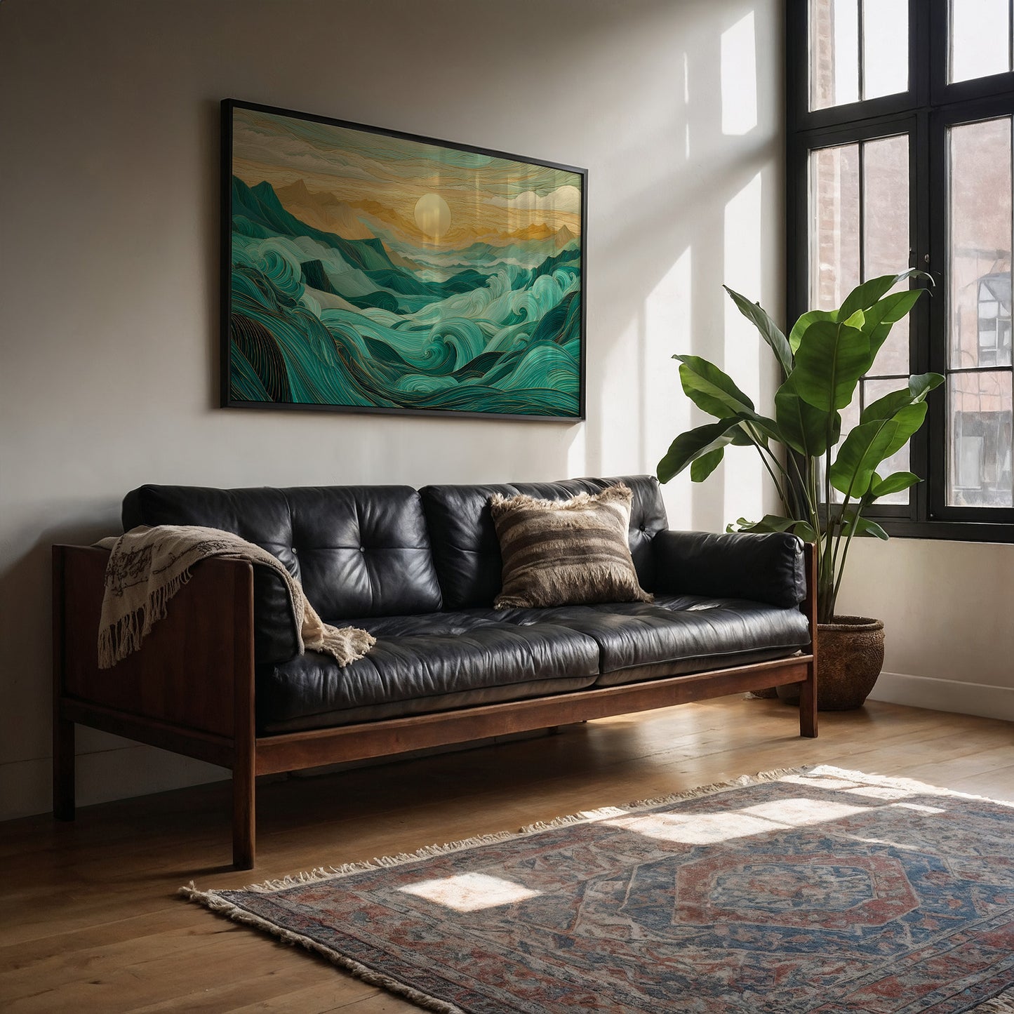 Ocean Mountains Dance At Dawn