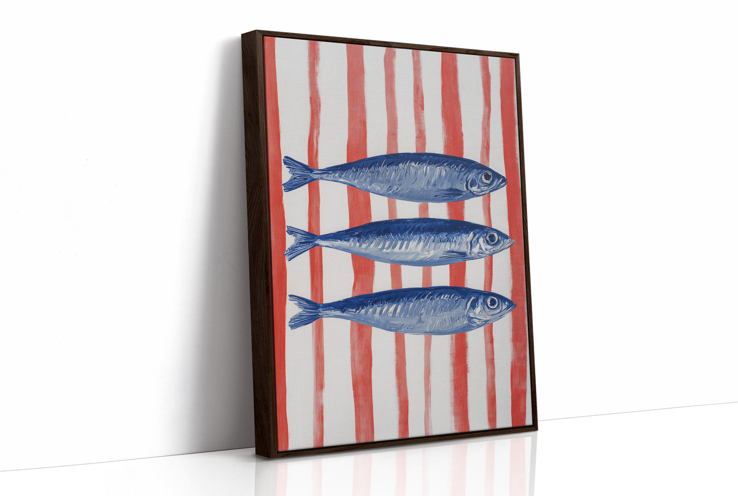 Coastal Blues Meet Striped Shores