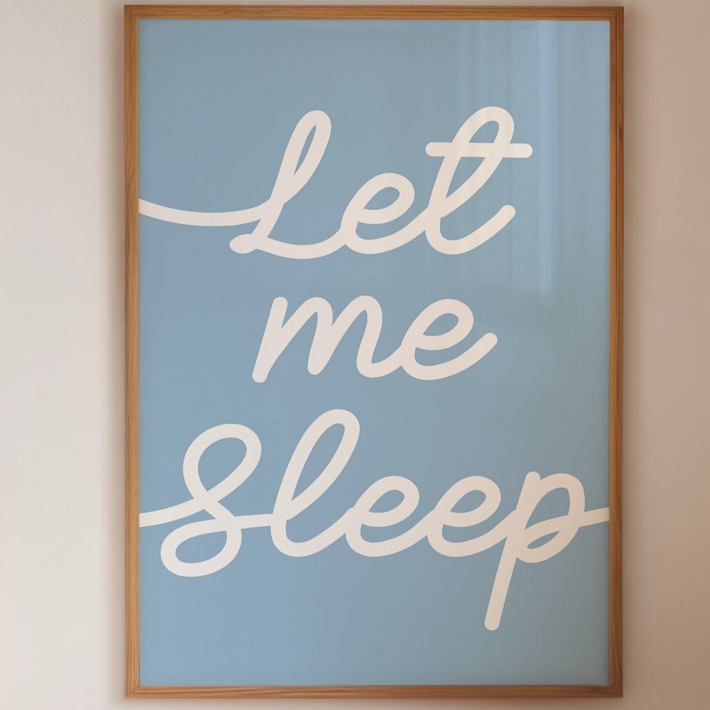 Soft Words Float Through Morning Blue