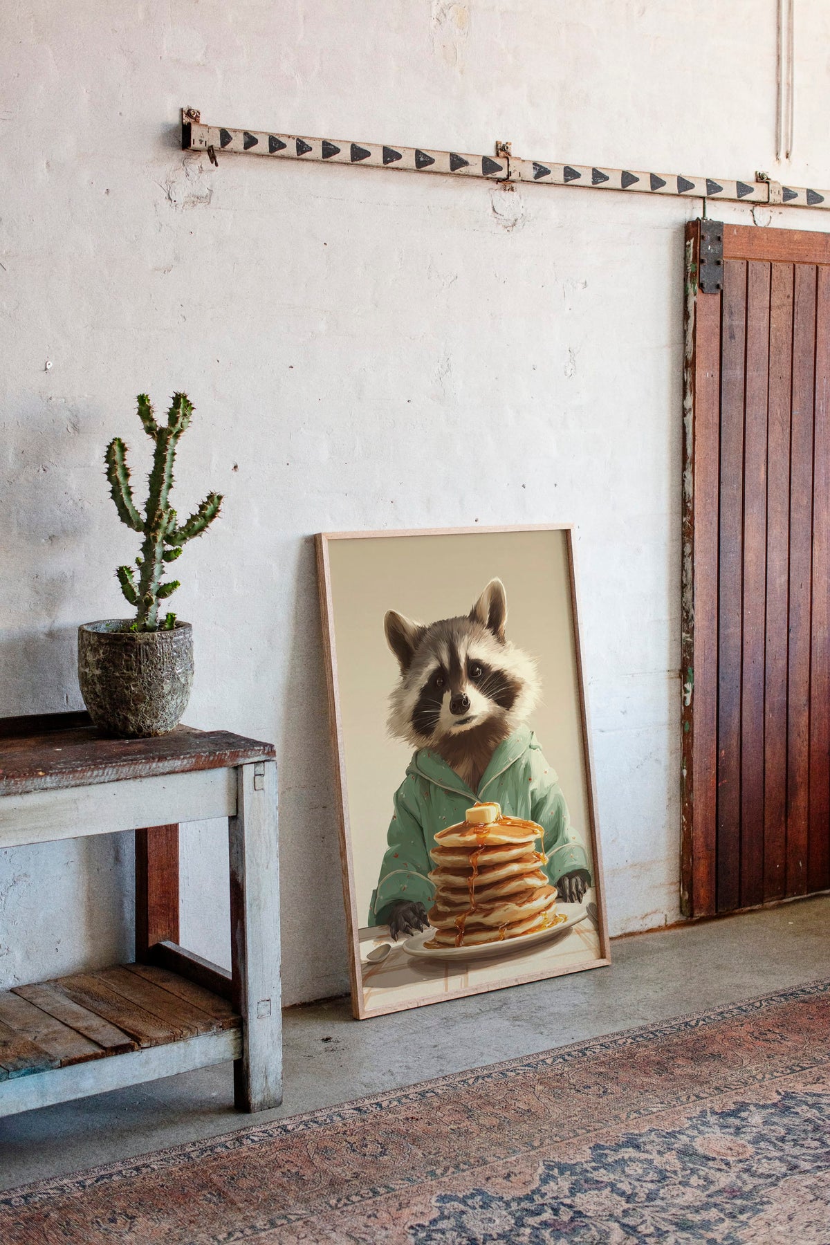 Morning Feast with a Furry Friend