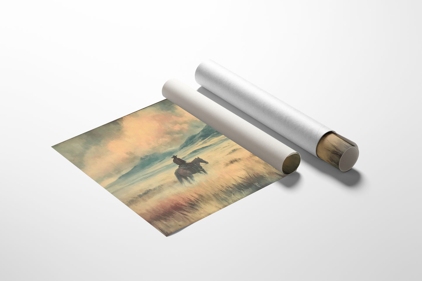 Riding Into the Golden Horizon