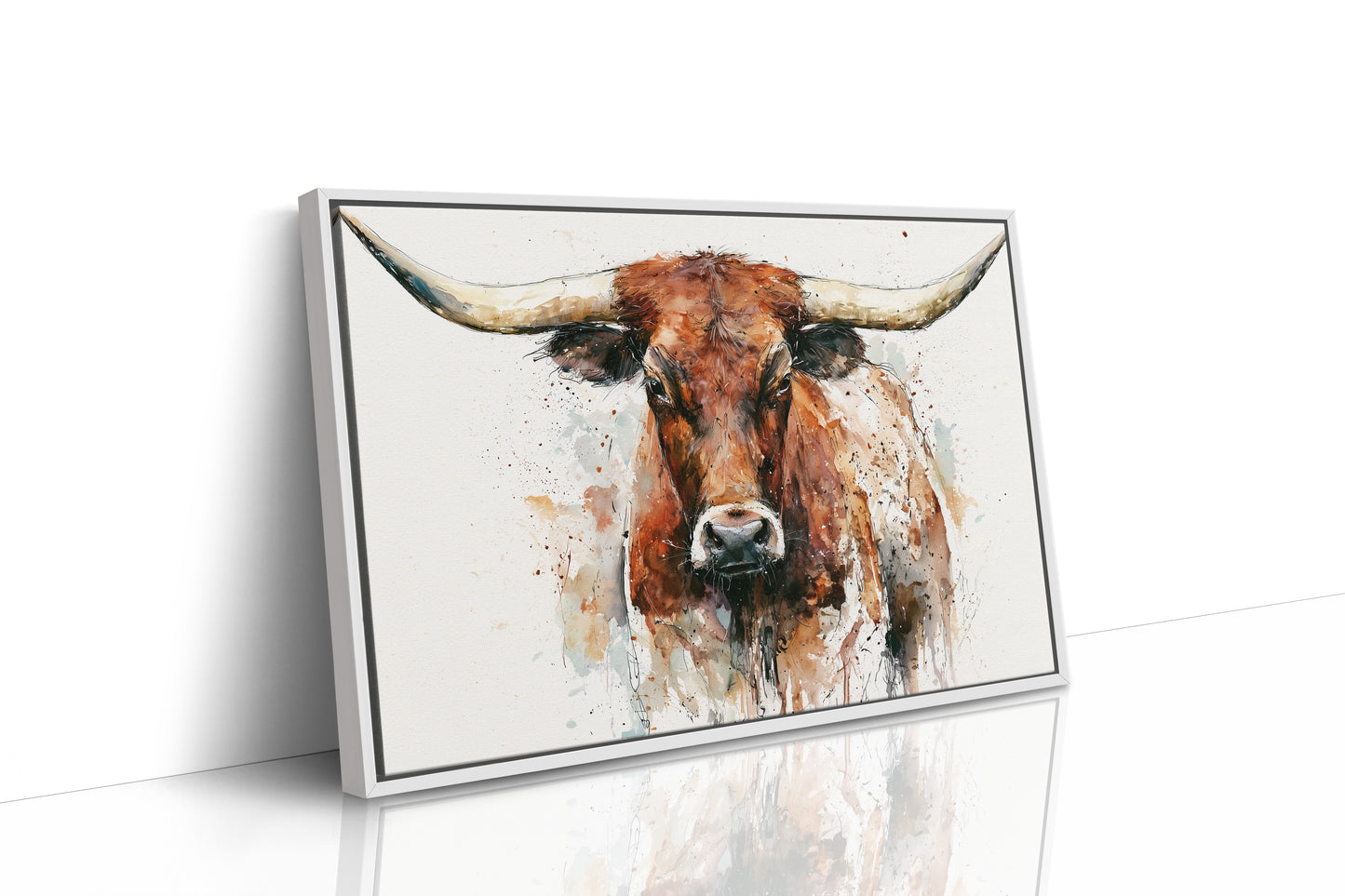 Longhorn in Ink and Rust