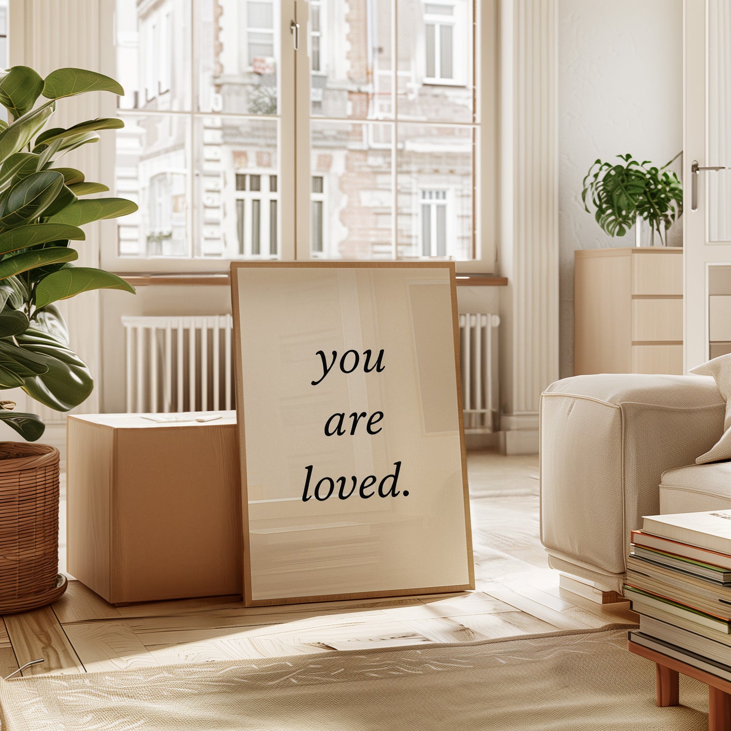 You Are Loved Minimalist Print