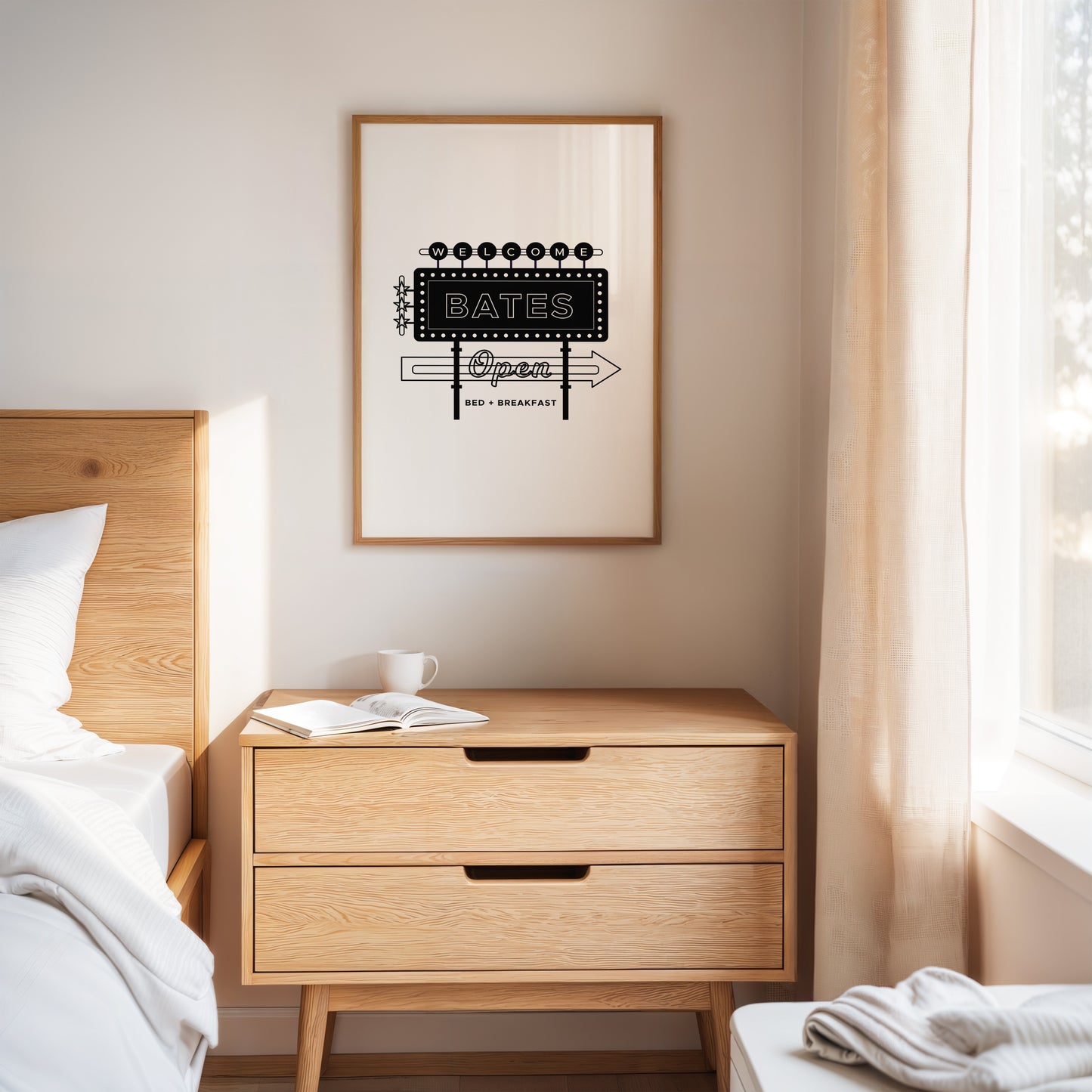 Neon Nights At Small Town Crossroads