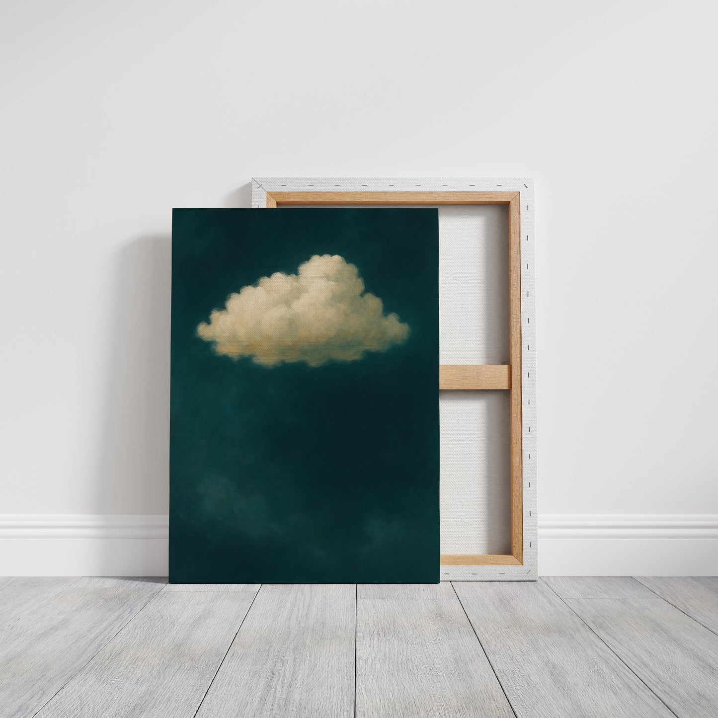 Lonely Cloud in Emerald Silence