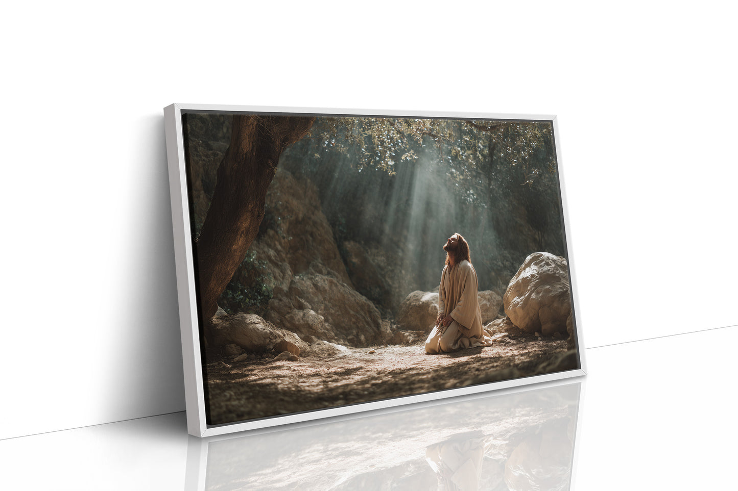 Sunbeams Pierce The Forest Silence