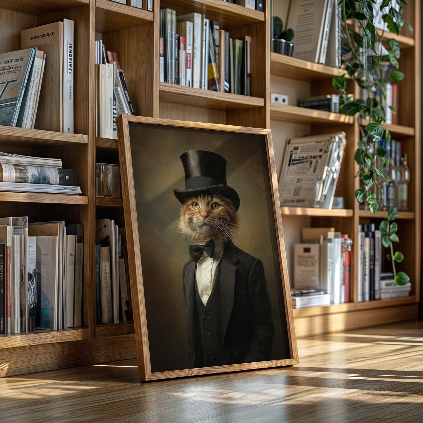 The Dapper Feline Connoisseur