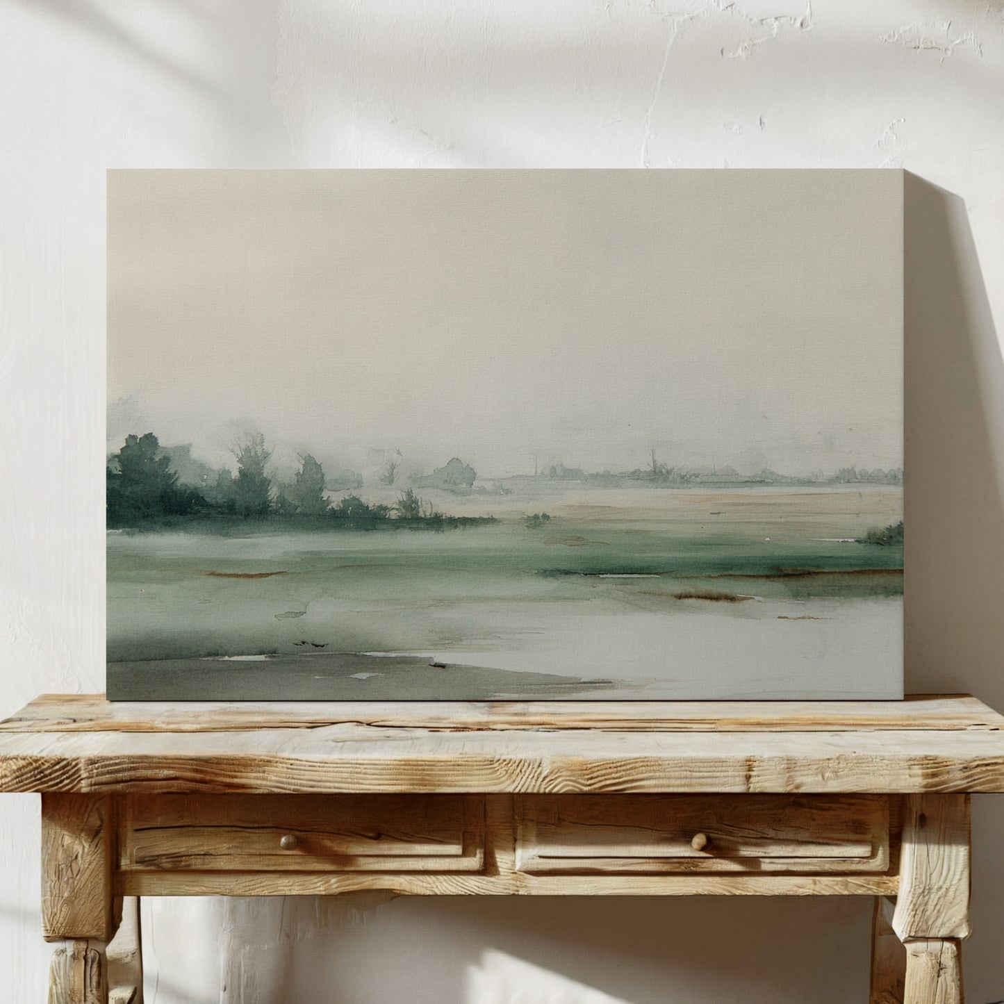 Morning Mist Over Silent Fields