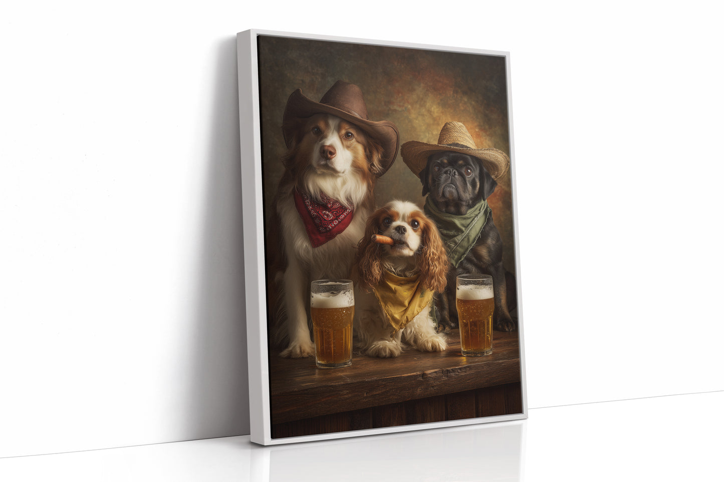Three Dogs at Sundown Saloon