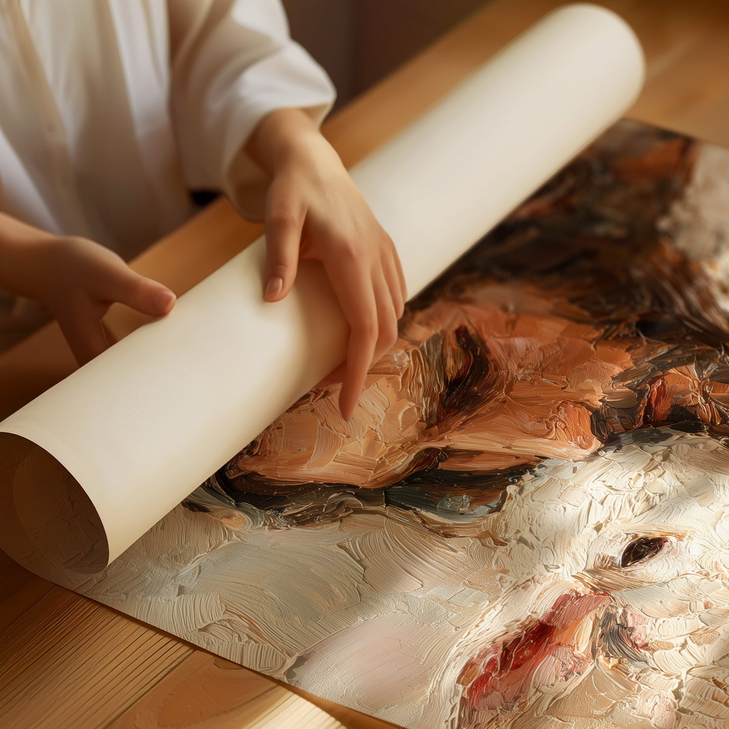 Tender Shepherd Holds The Innocent