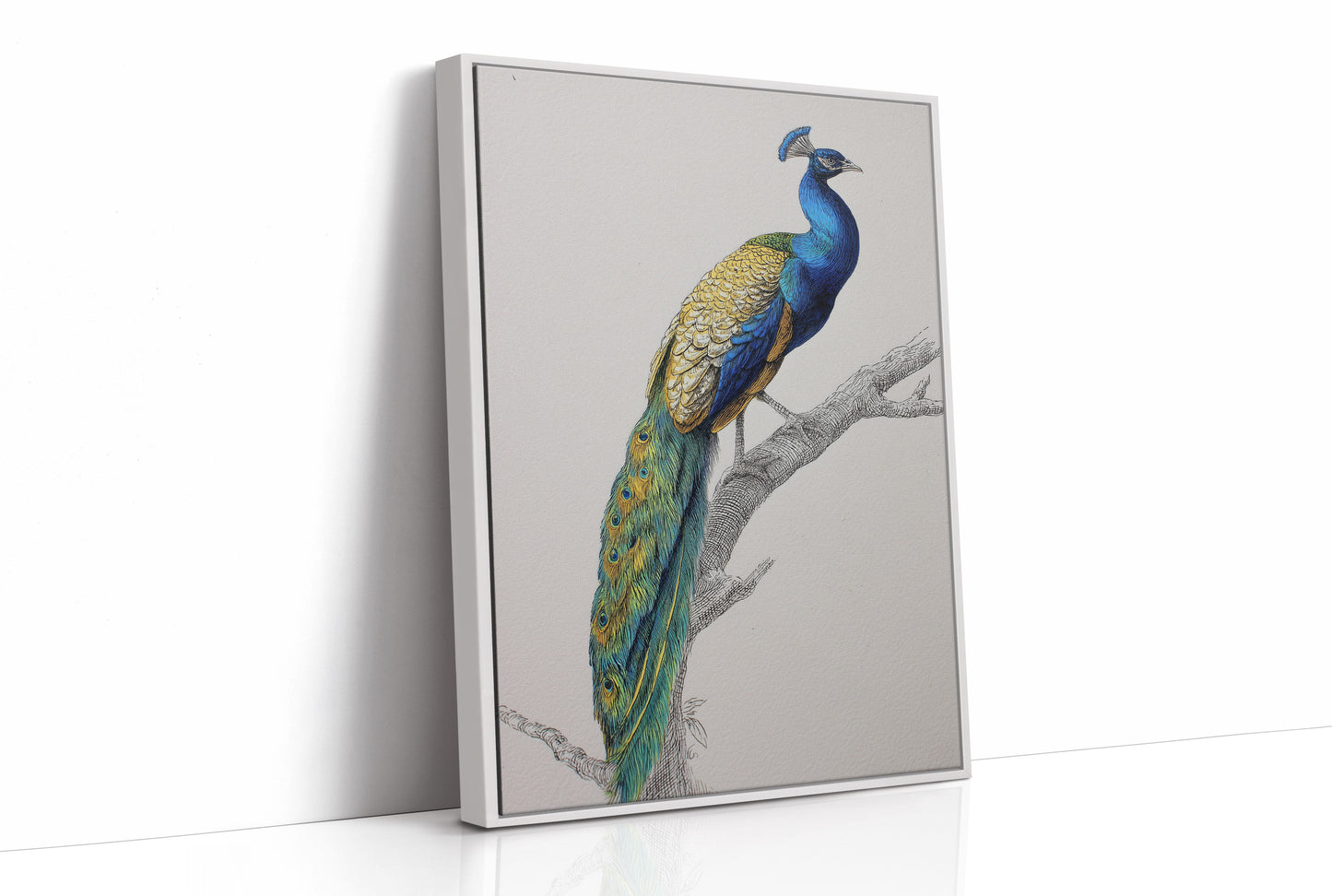 Sapphire Crown On Wooden Canvas