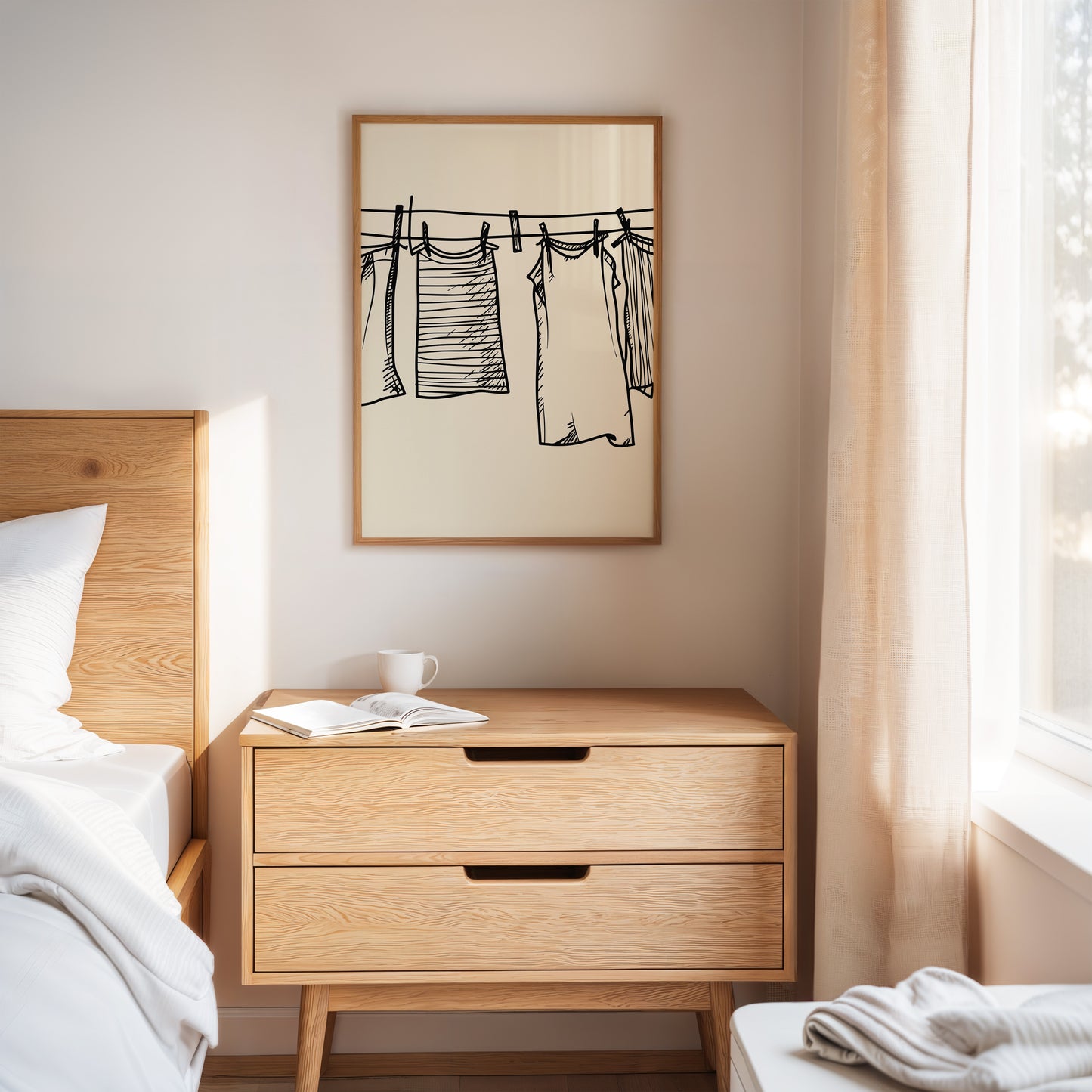 Linens Dance In Morning Light