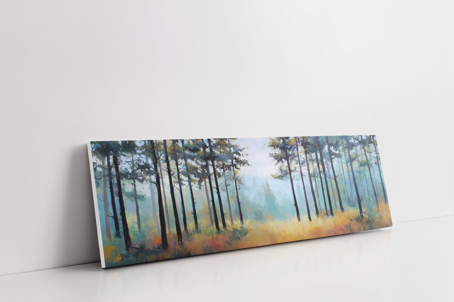 Morning Haze Through the Pines