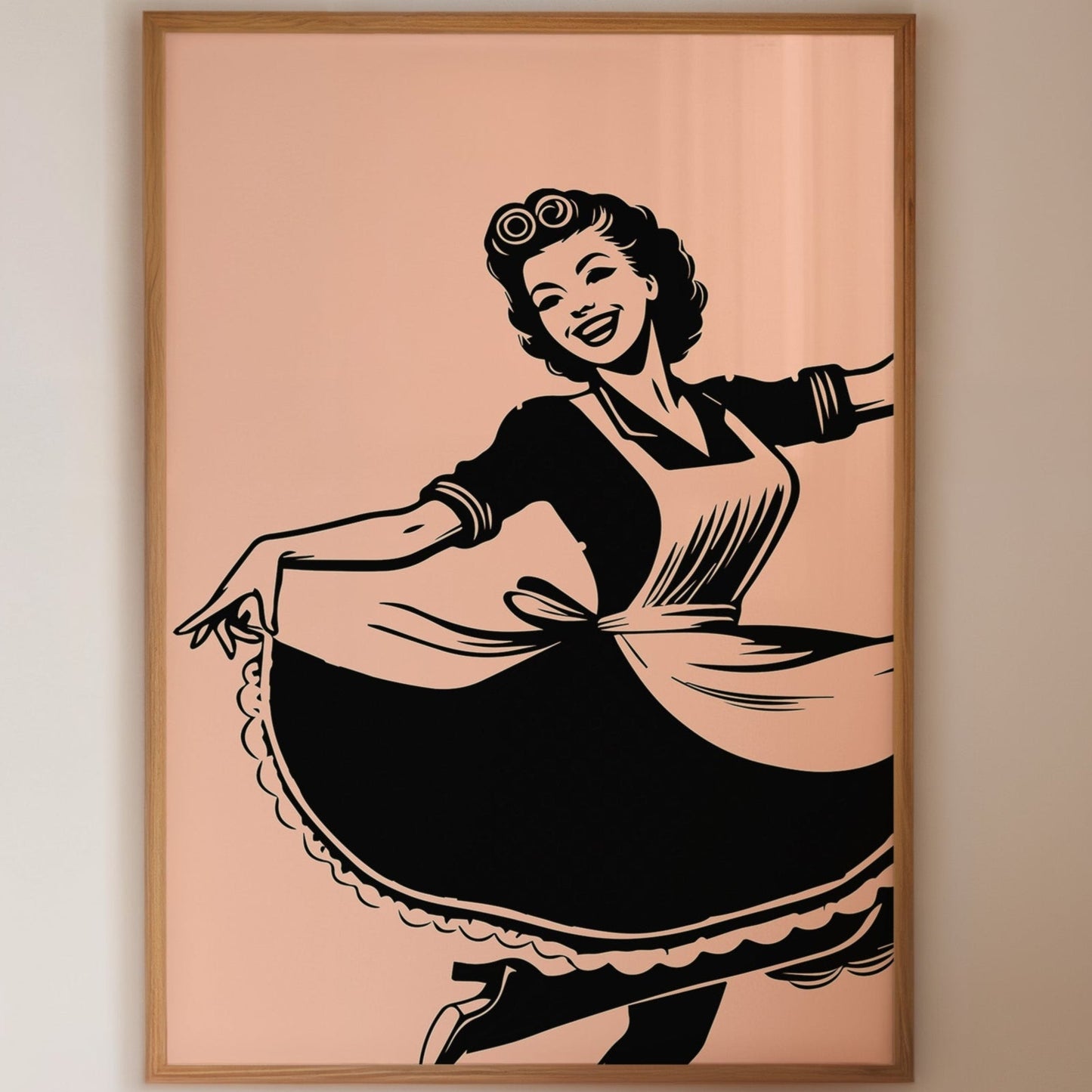 Aprons Dance Through Blush Kitchen Light