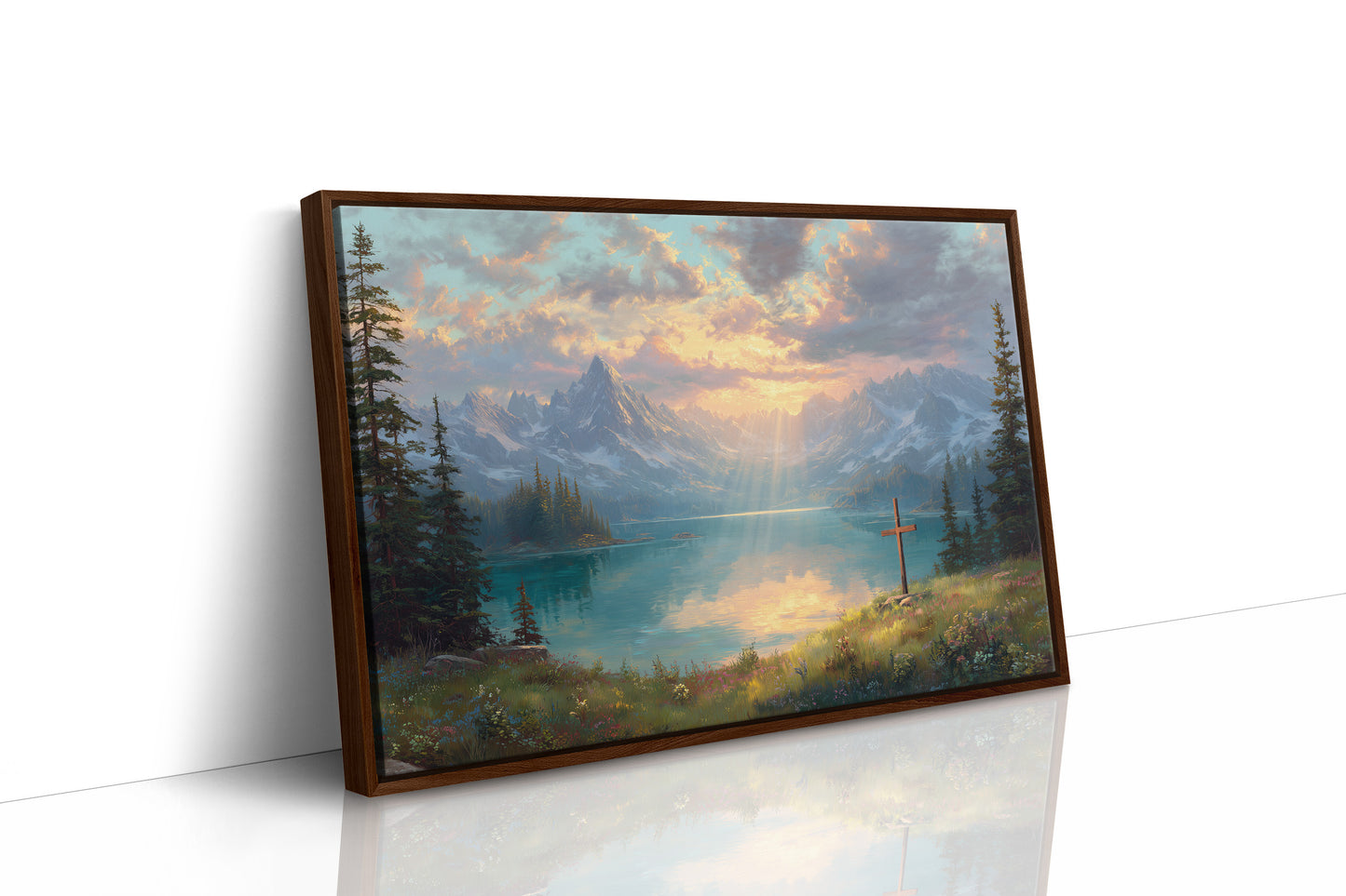 Tranquil Waters Reflect Heaven's Glow