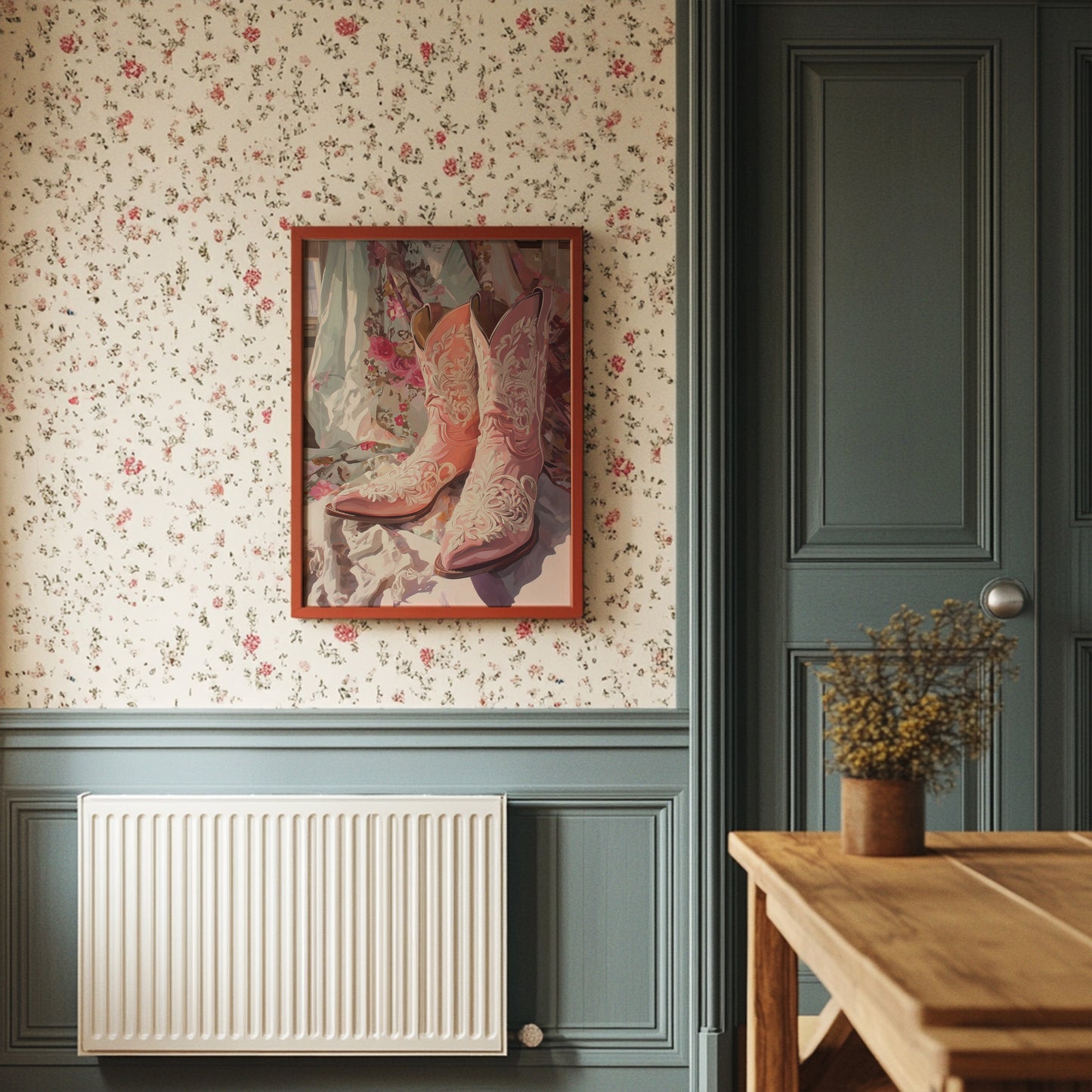 Roses Dance On Wedding Boots