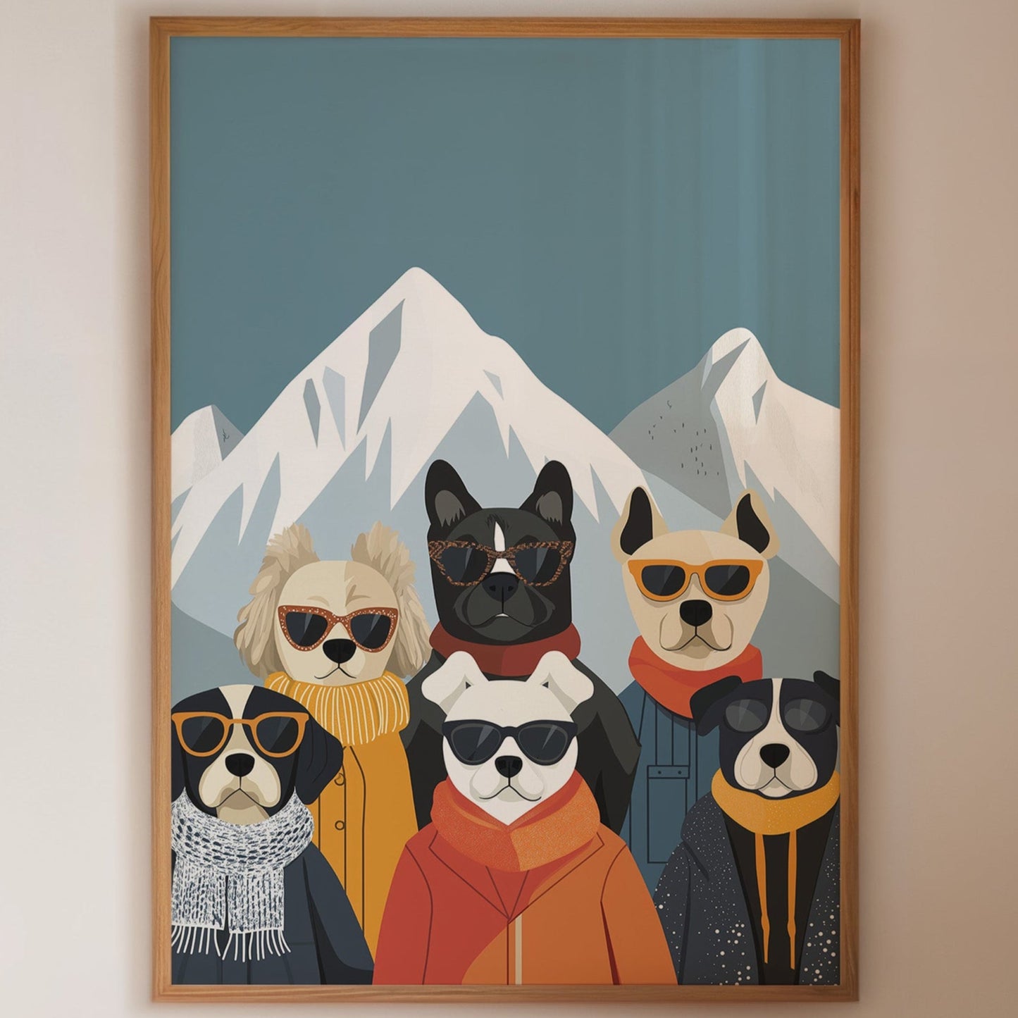 Mountain Dogs Rock Their Alps Ski