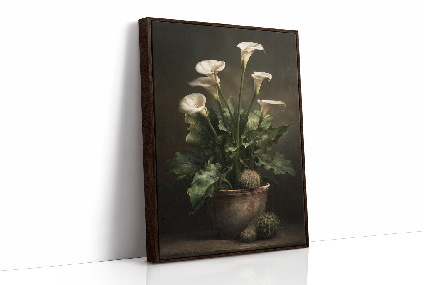 Ivory Blooms In Shadow