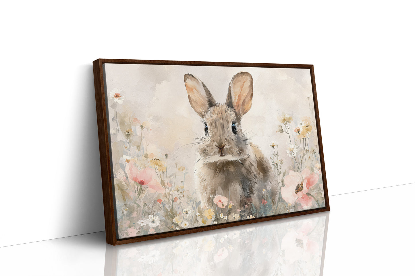 Curious Companion Among Meadow Blooms