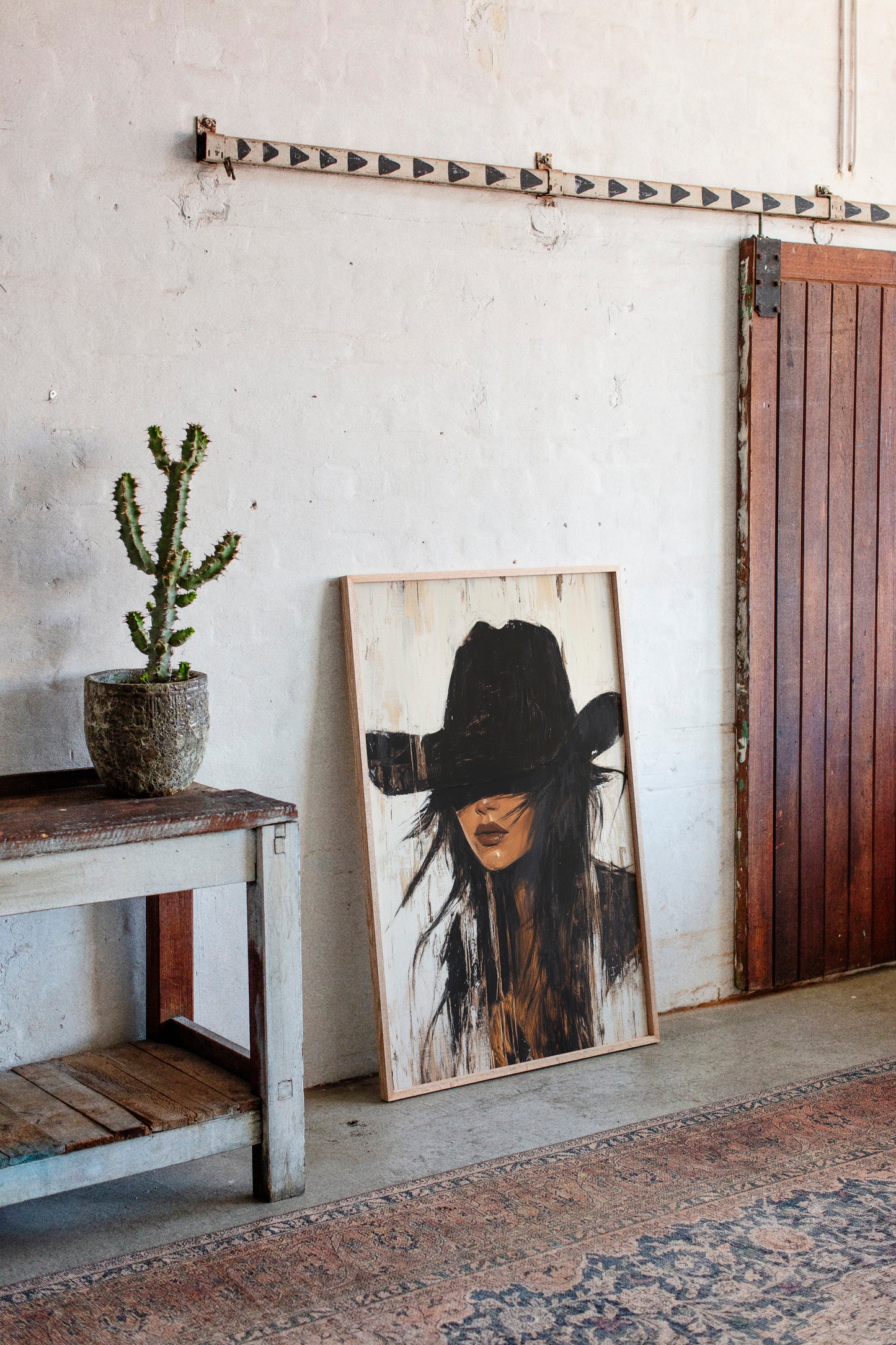Outlaw Grace Western Cowgirl Portrait