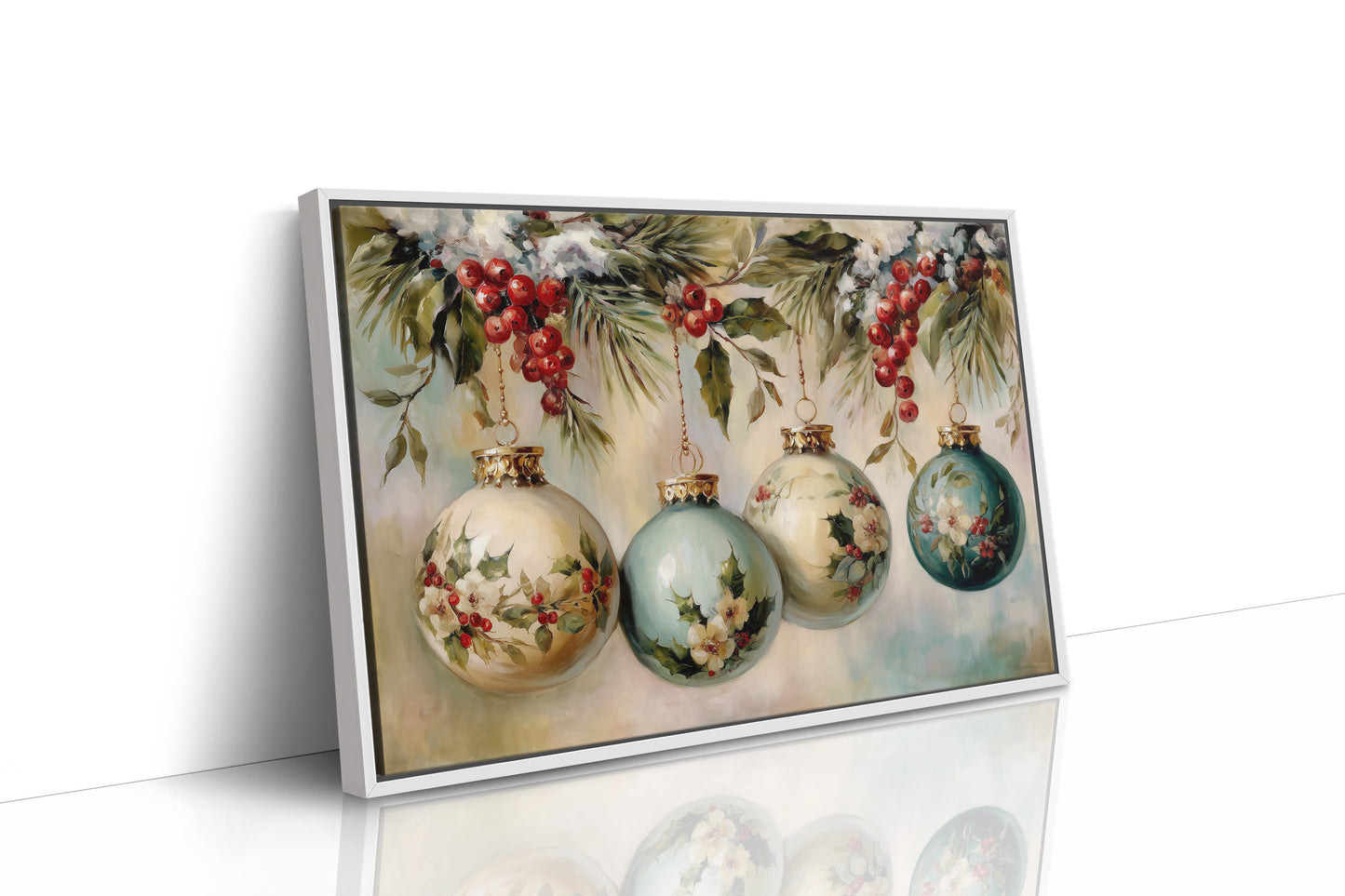 Vintage Ornaments Paint December's Story