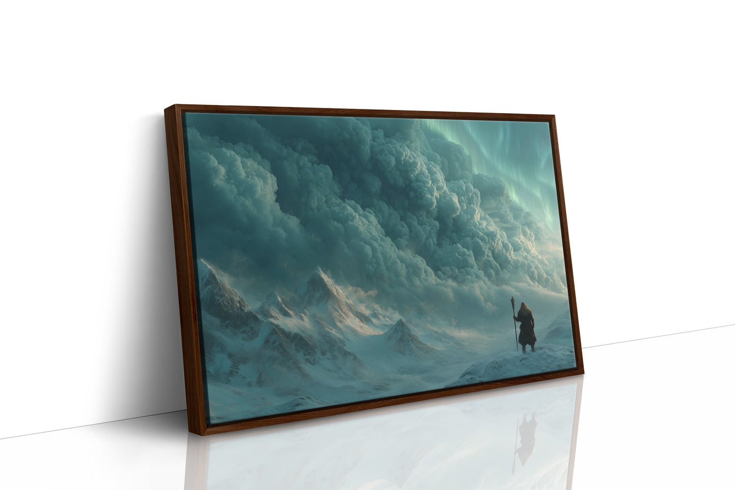 Traveler Beneath the Storm Wall