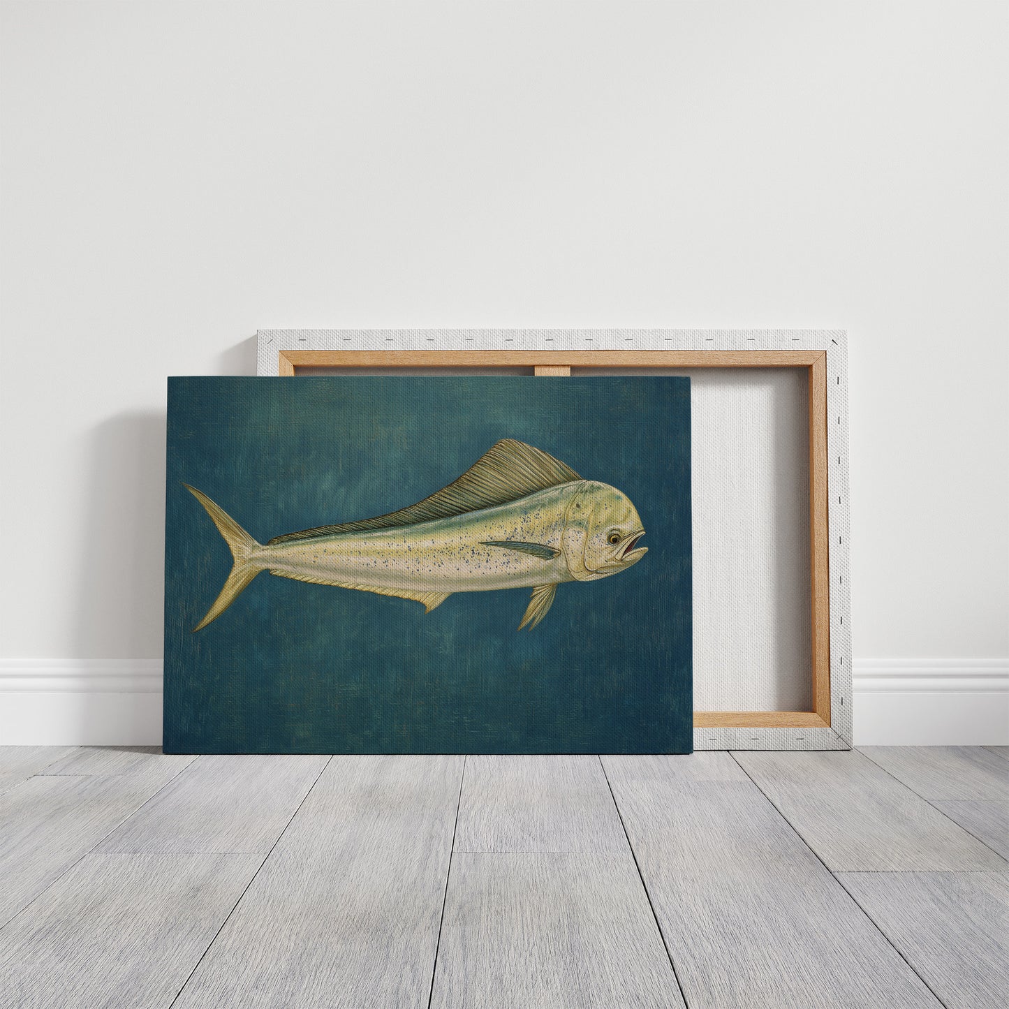 Mahi Drifts Through Teal Depths