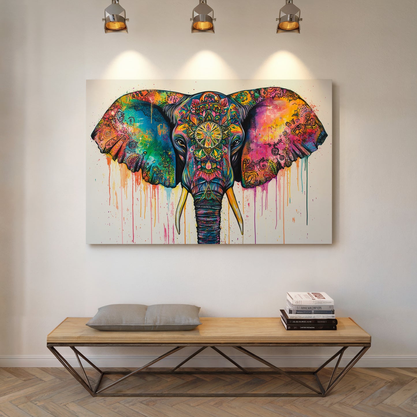 Sacred Colors Dance Through Tusks