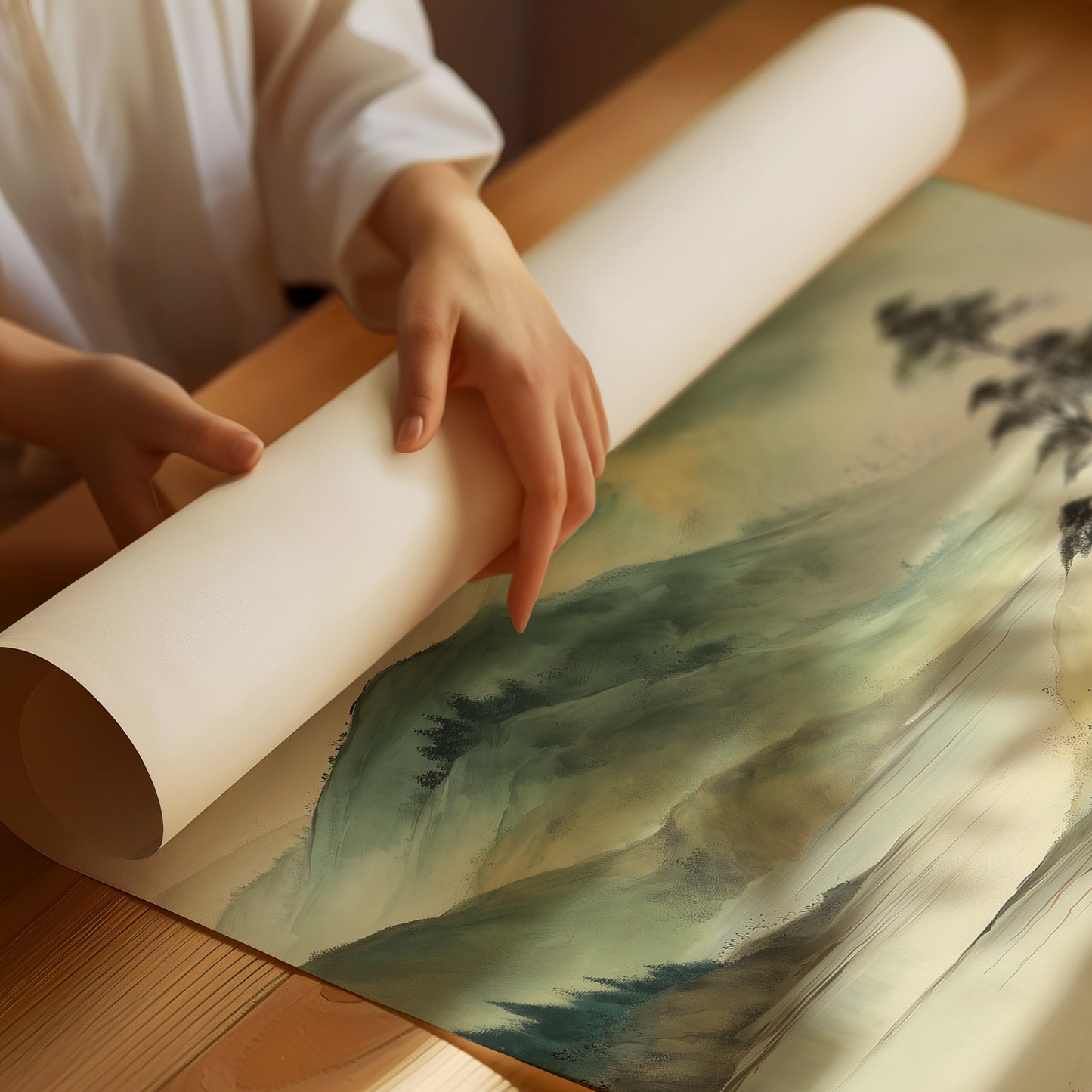 Misty Peaks Meet Urban Spirits