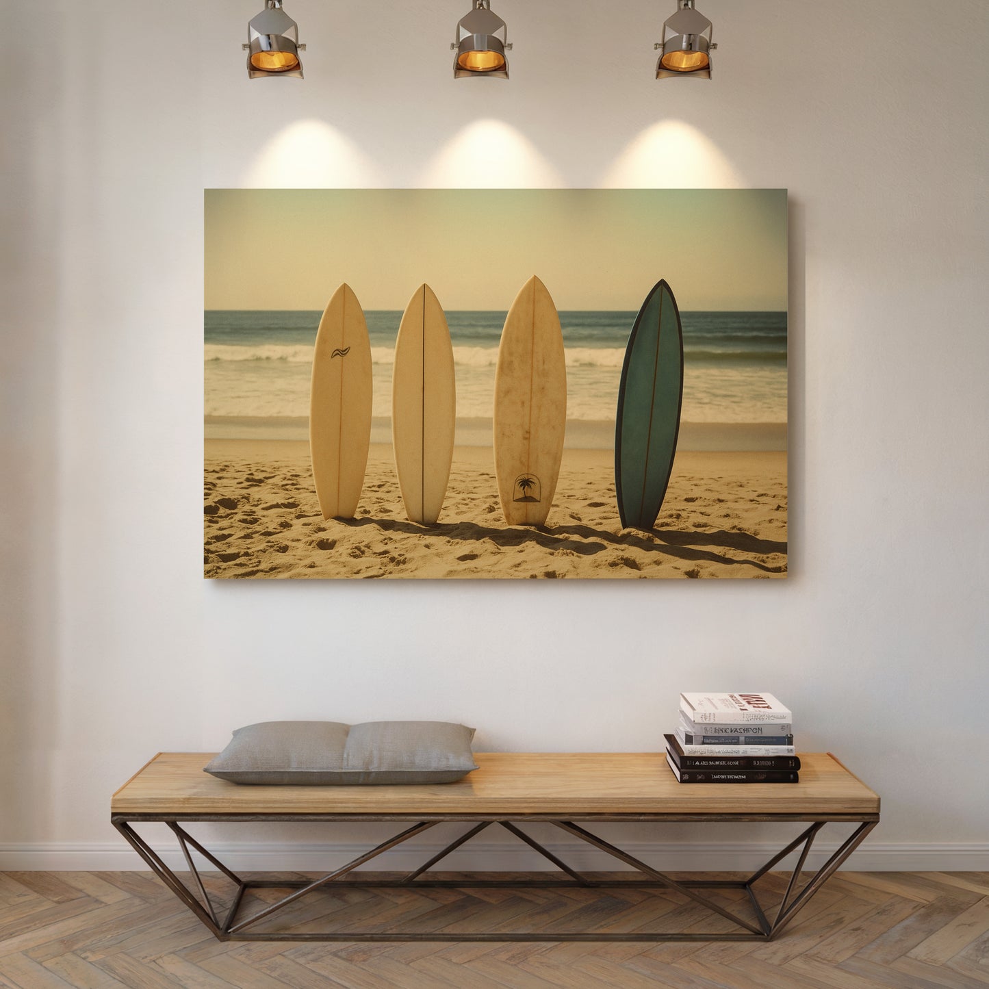 Golden Hour Surfboard Lineup