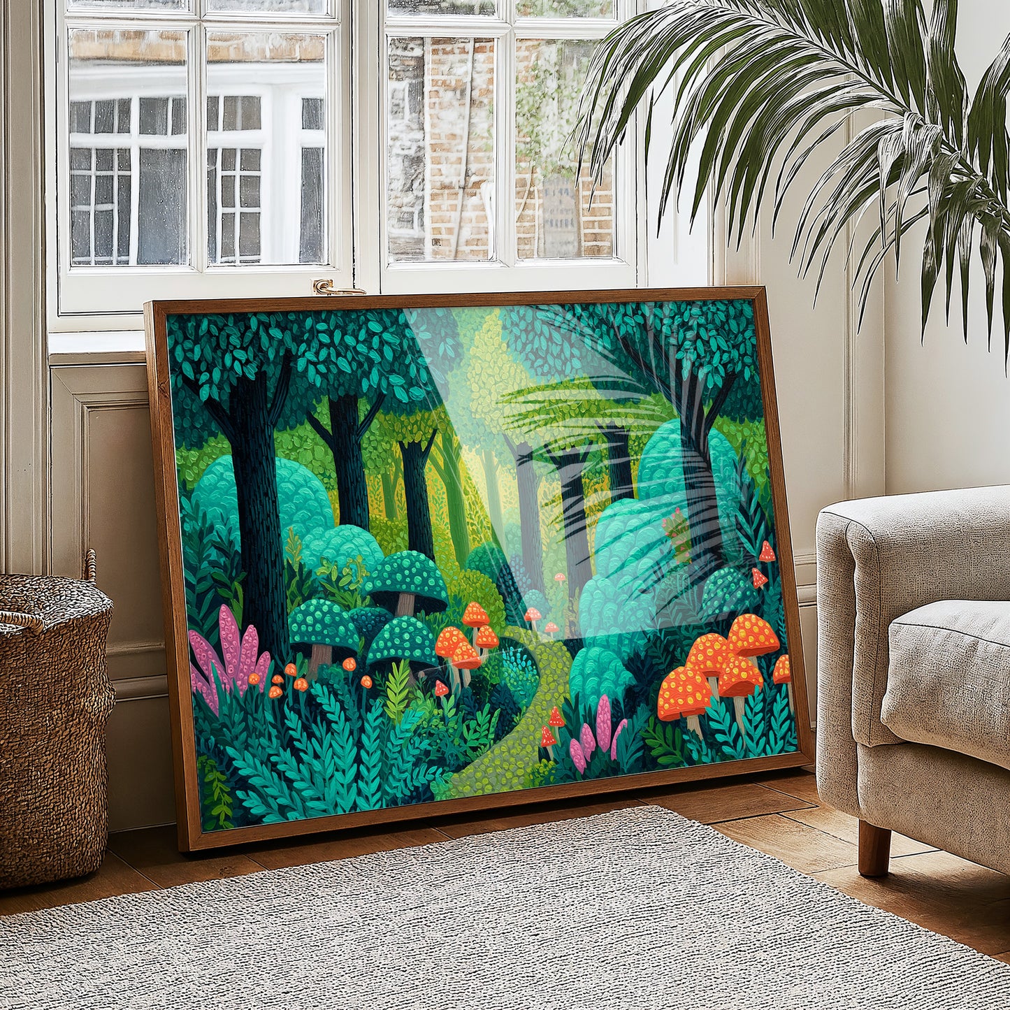 Secret Paths Between Magic Mushrooms