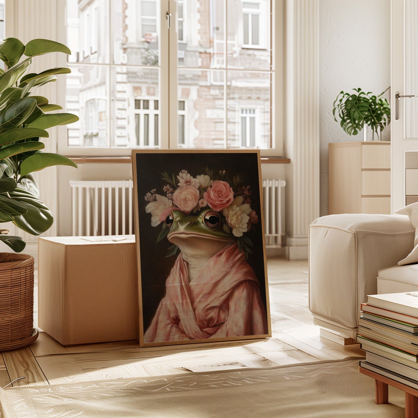 Frog Royalty in Bloom