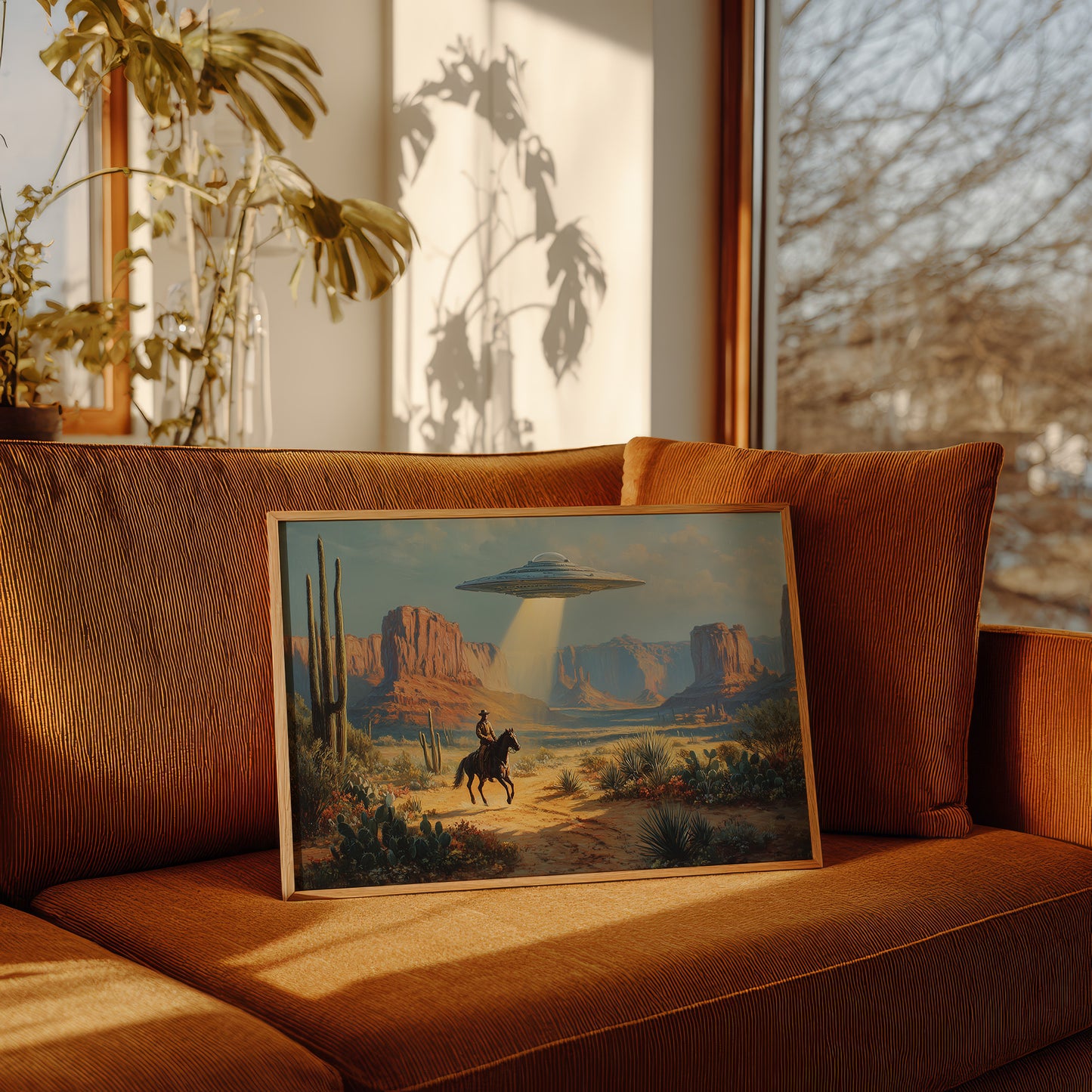 Cosmic Cowboys Meet Desert Light