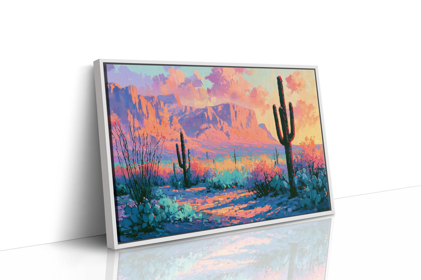 Saguaro Silhouettes at Twilight
