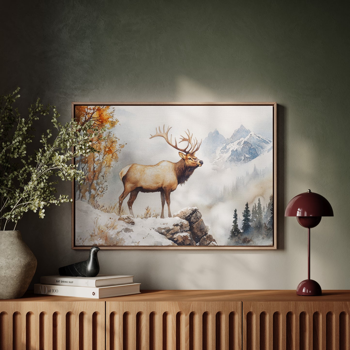 Autumn Snow Crowns Mountain King