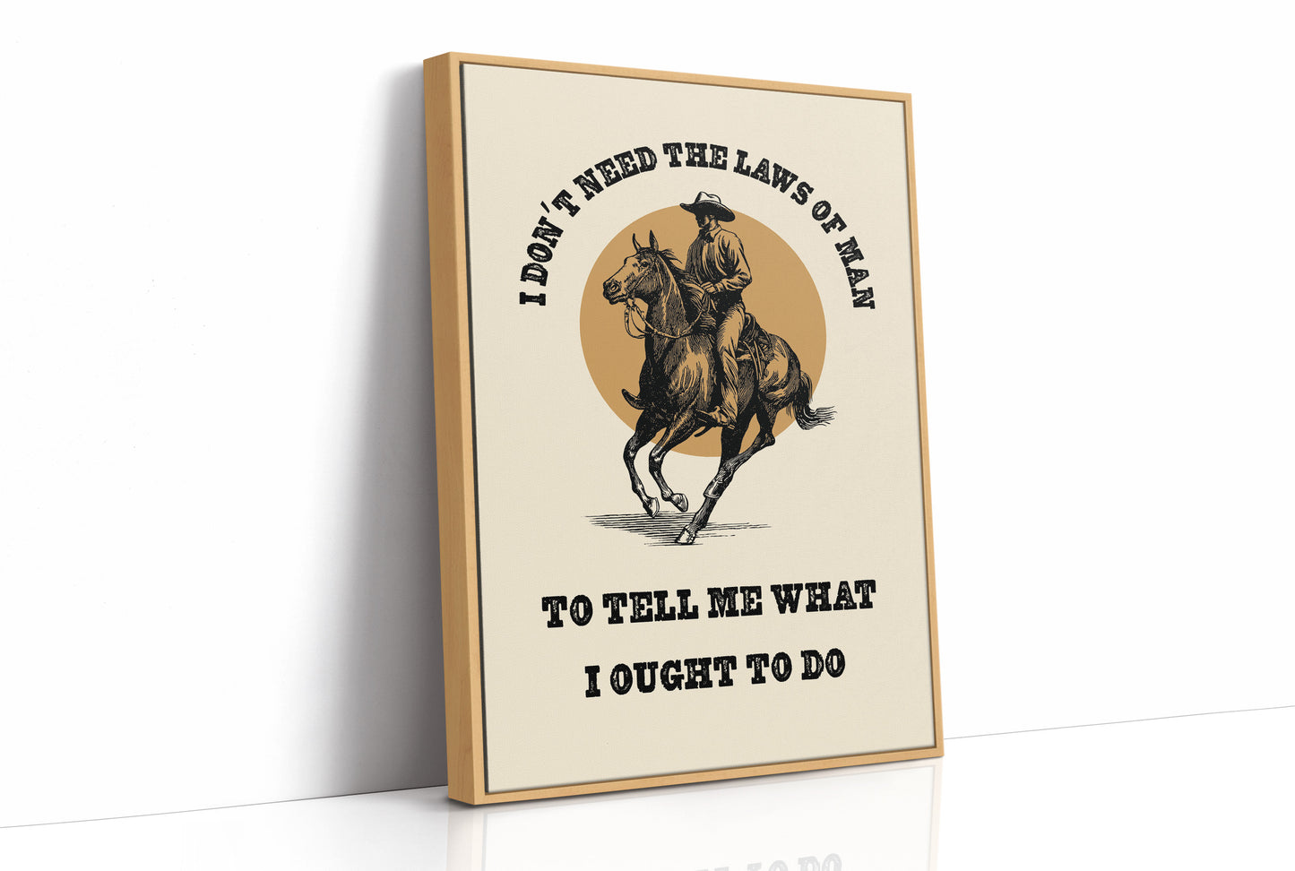 He Rides by His Own Code