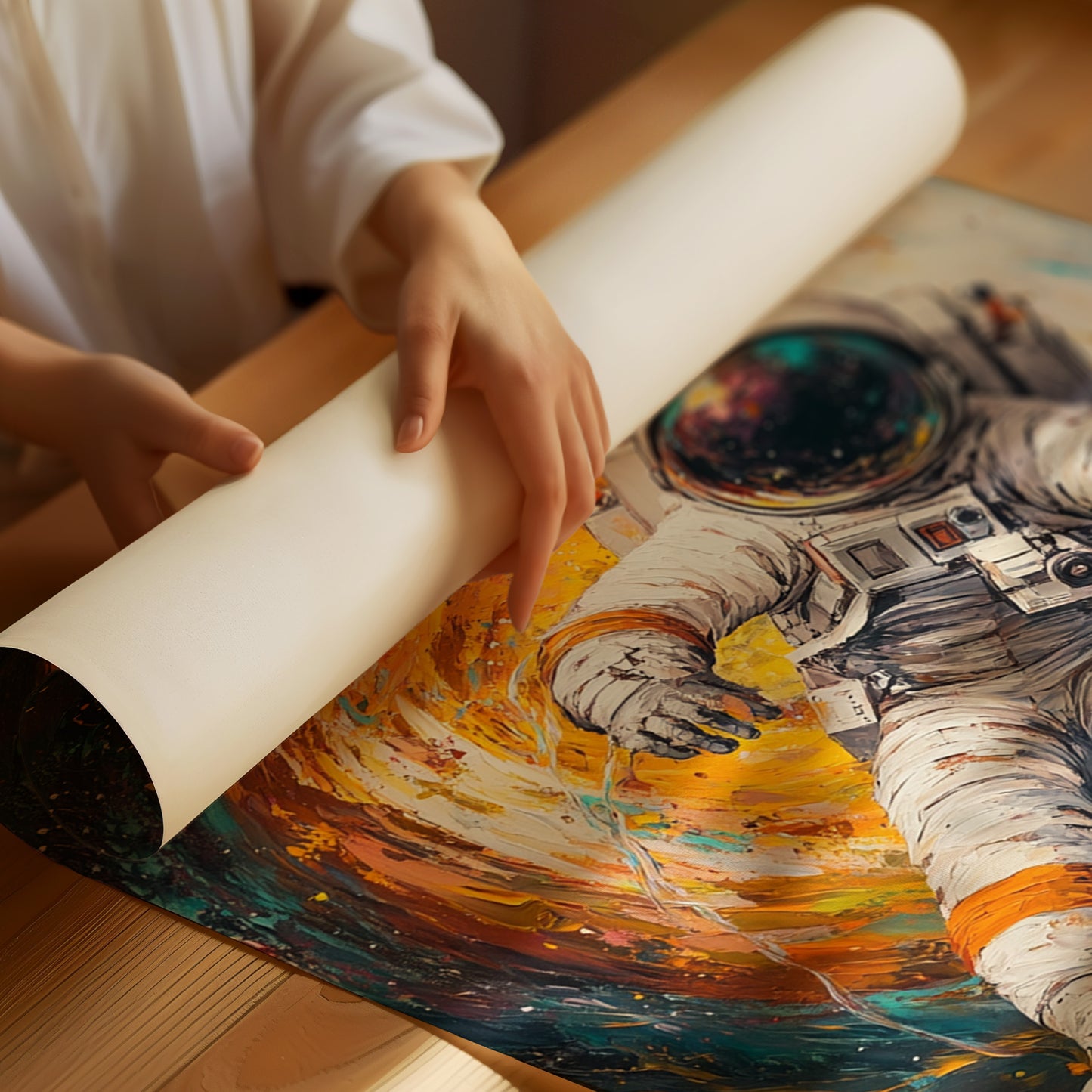 Astronaut in the Colorstorm