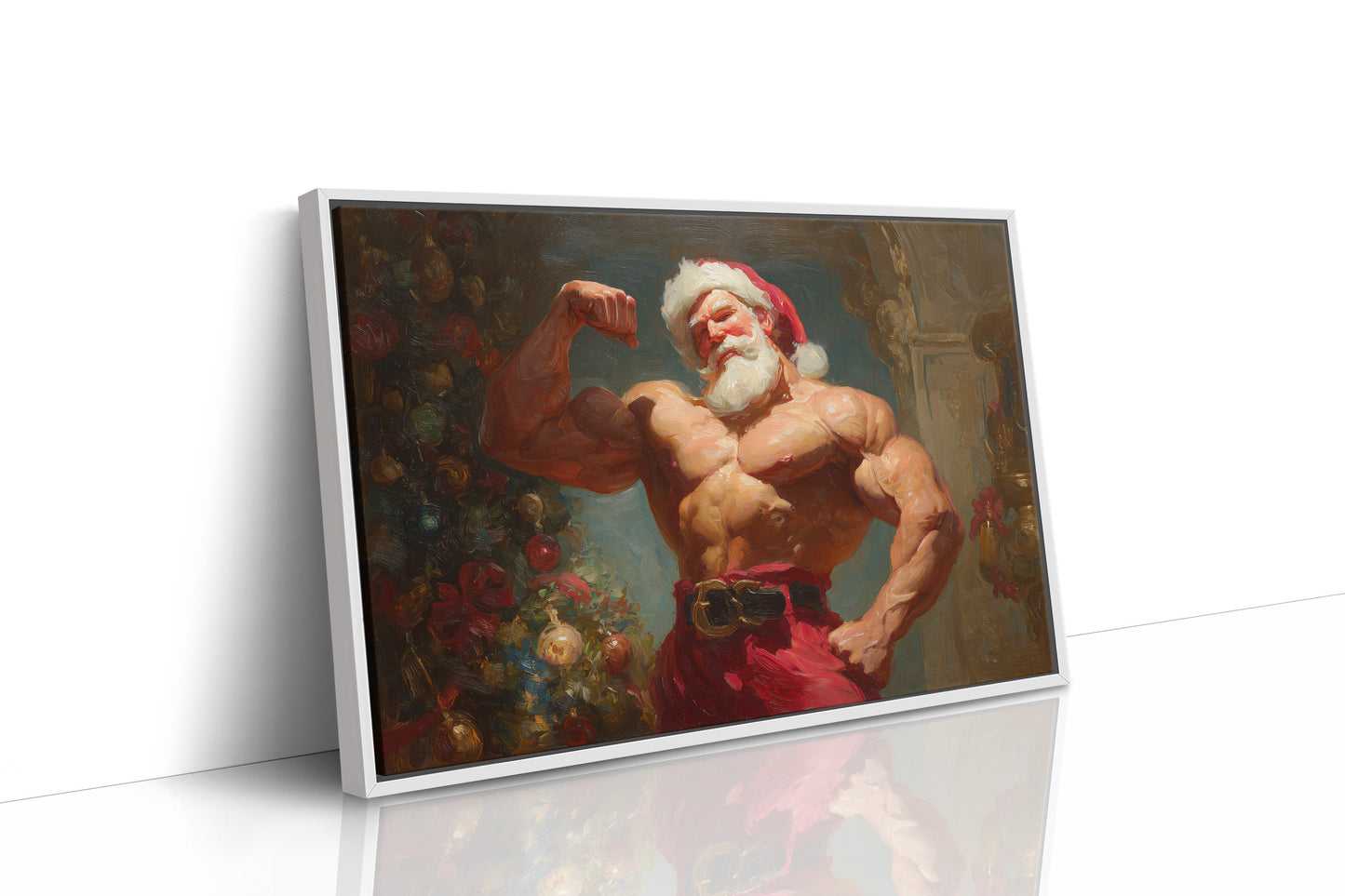 North Pole Gym Builds Holiday Muscle