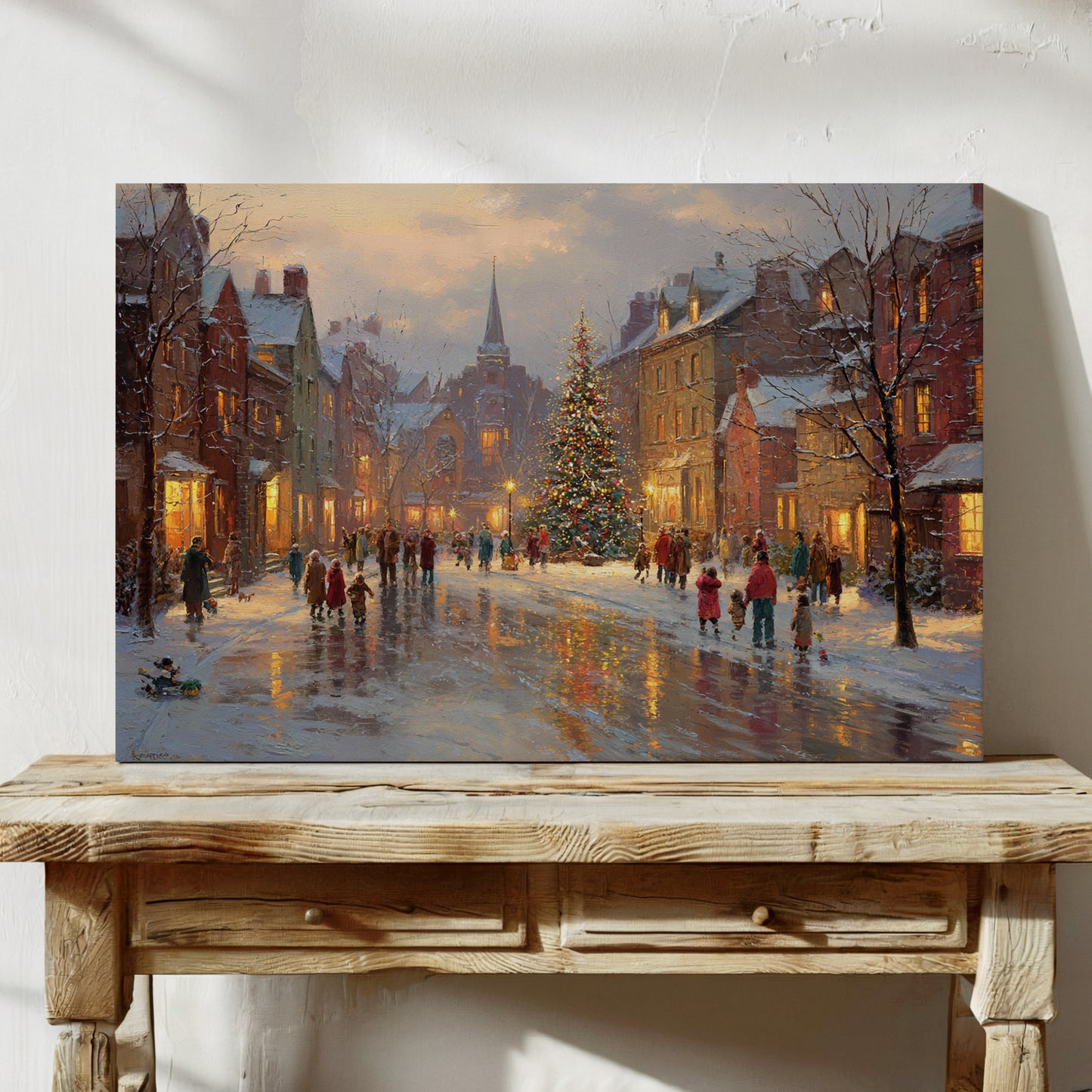 When Snowflakes Dance in Town