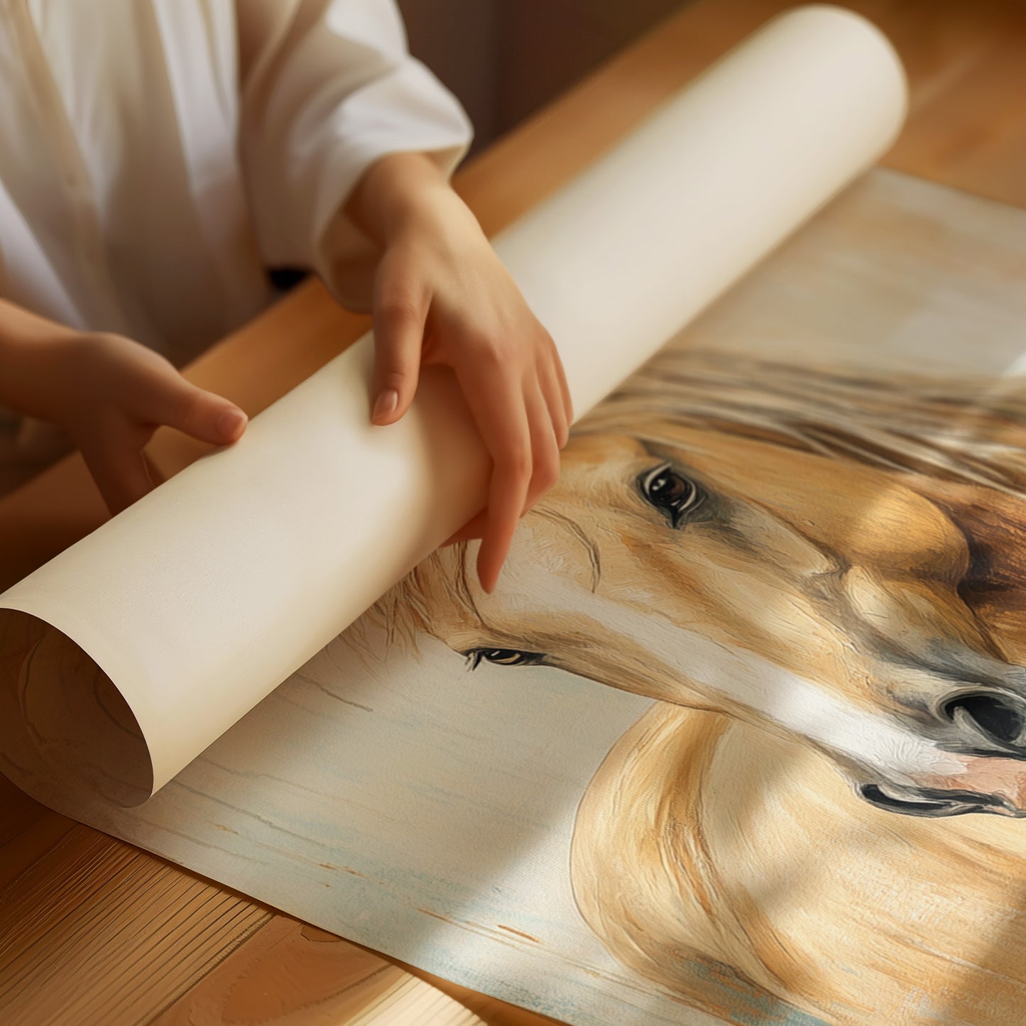 Palomino Gaze: Golden Spirit