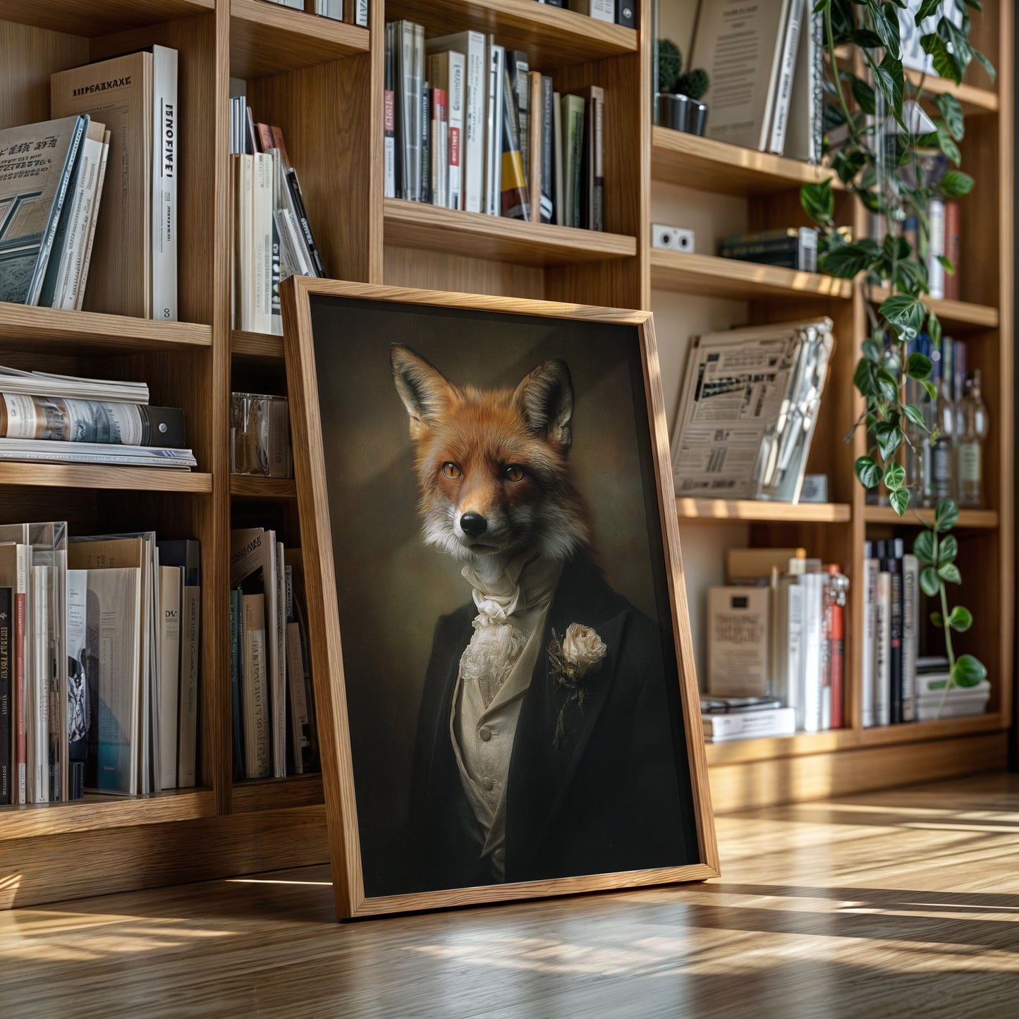 Regal Fox in Formal Attire