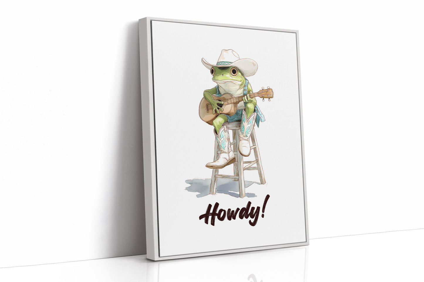 Cowboy Frog Howdy