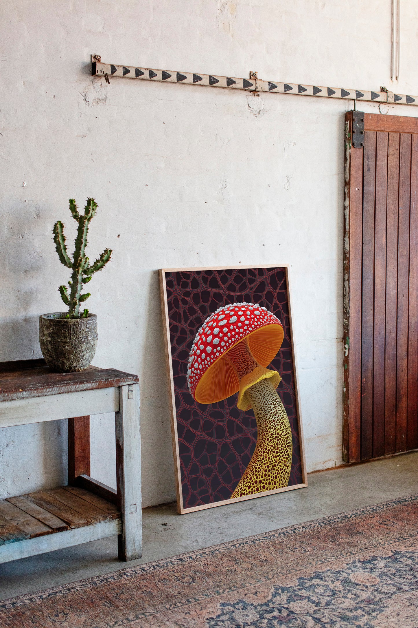 The Enchanted Fungi's Glow