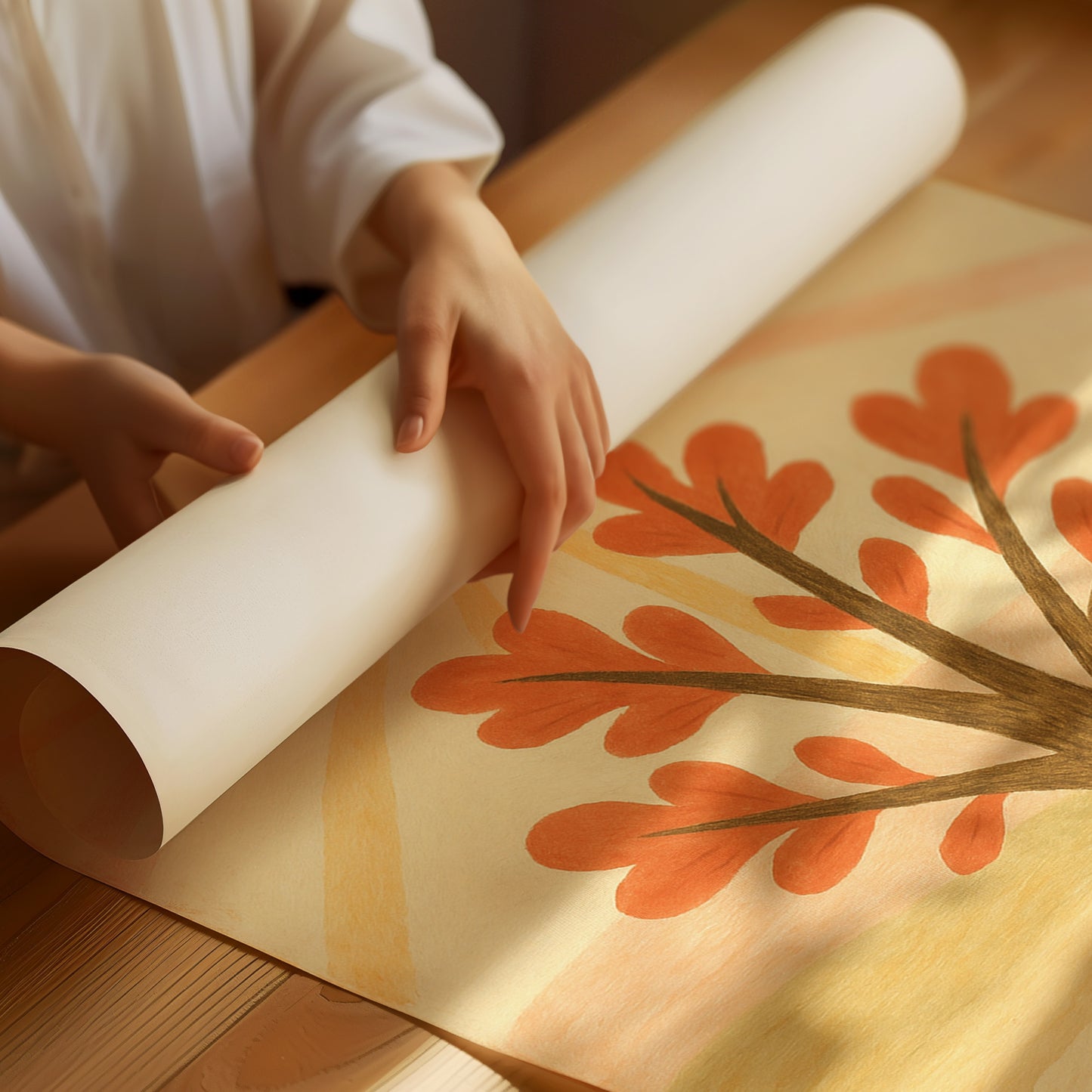 Sunny Picnic with the Little Lamb