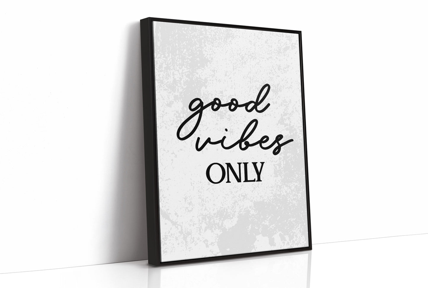 Good Vibes Only Script Quote