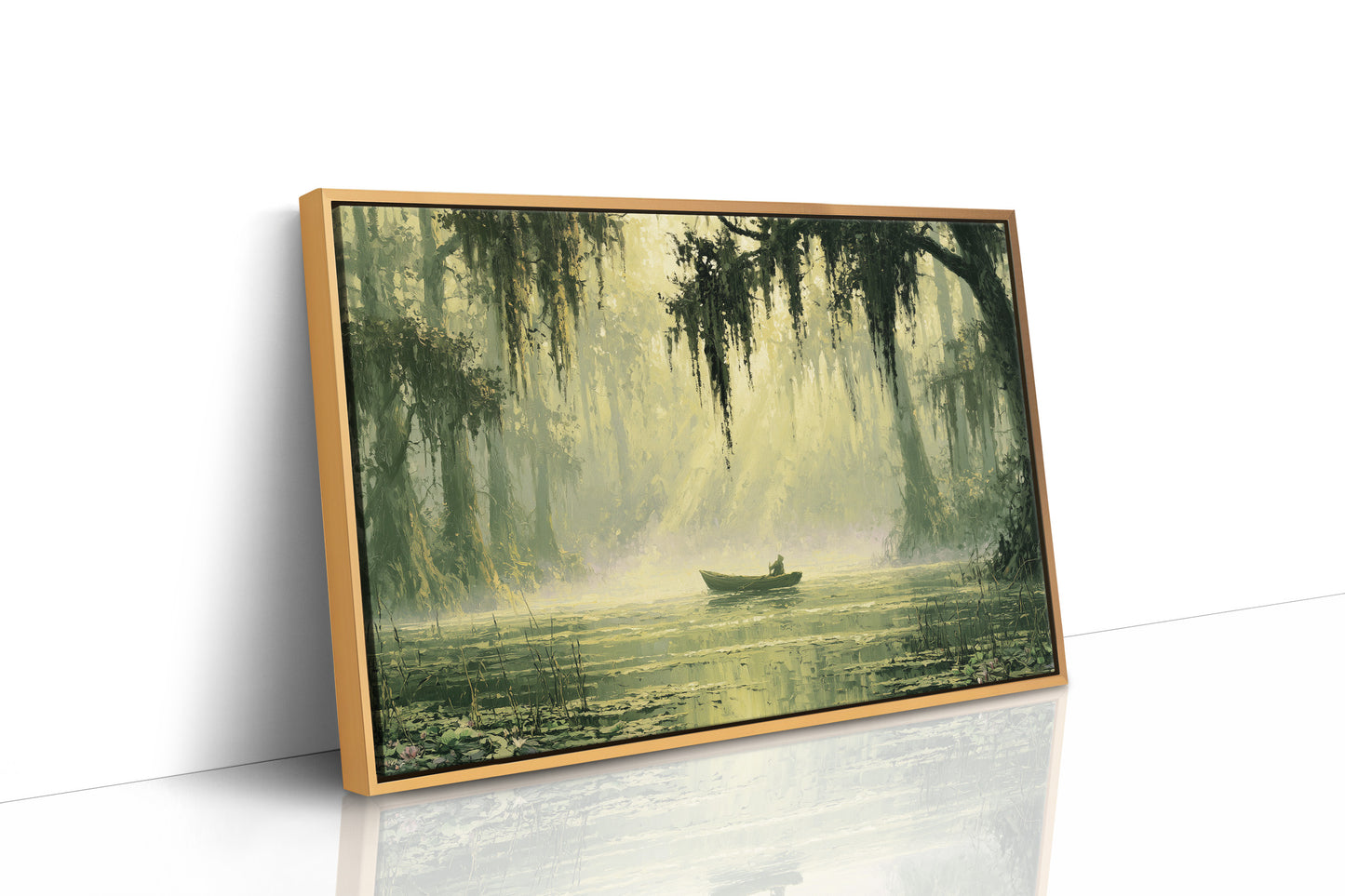 Rowing Through the Green Bayou