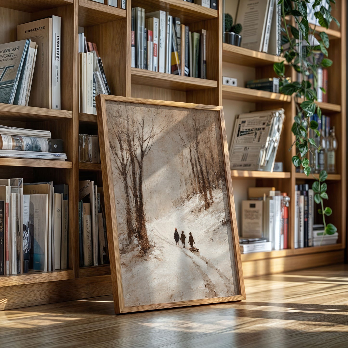 Footsteps Through Winter's Embrace