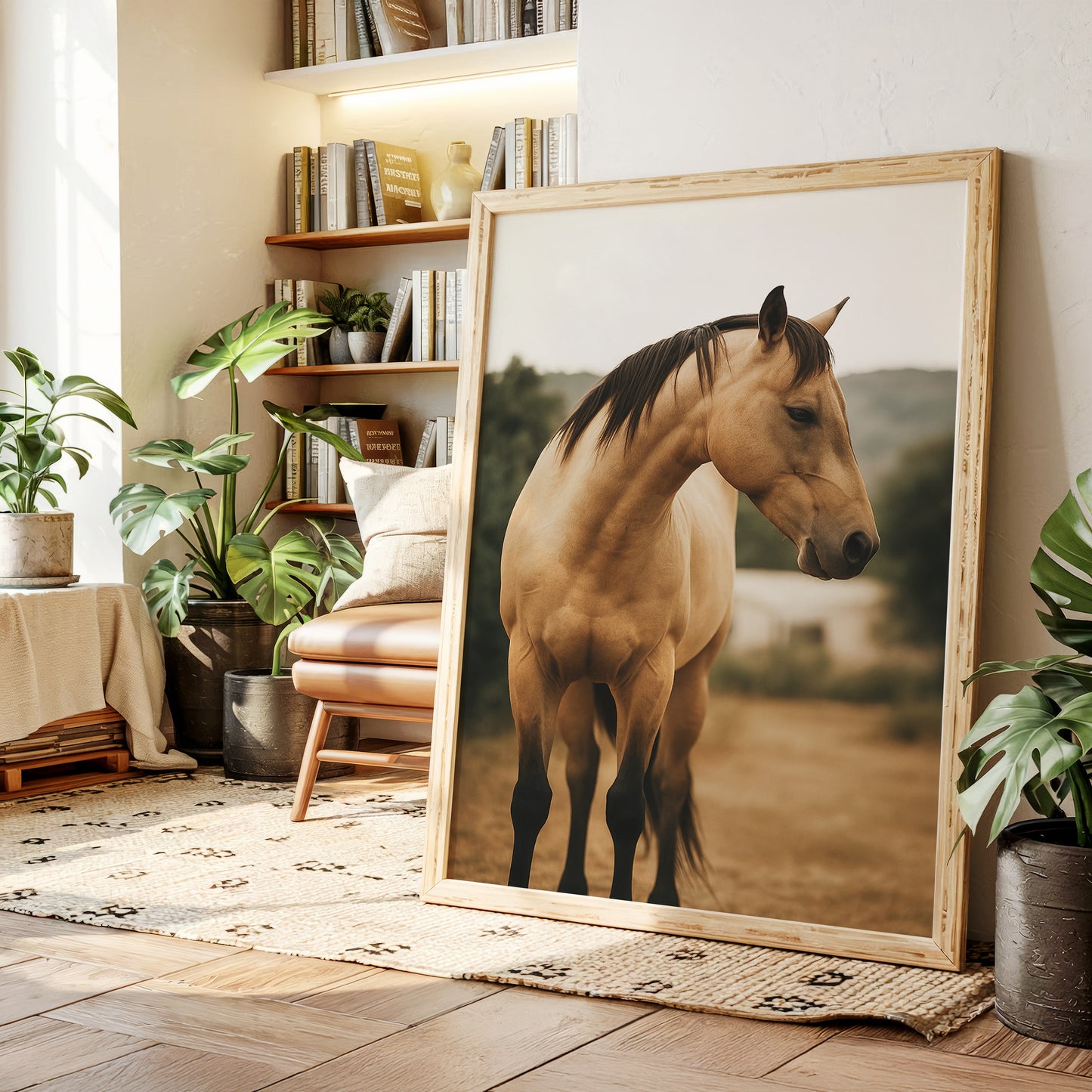 Buckskin Beauty in the Evening Light