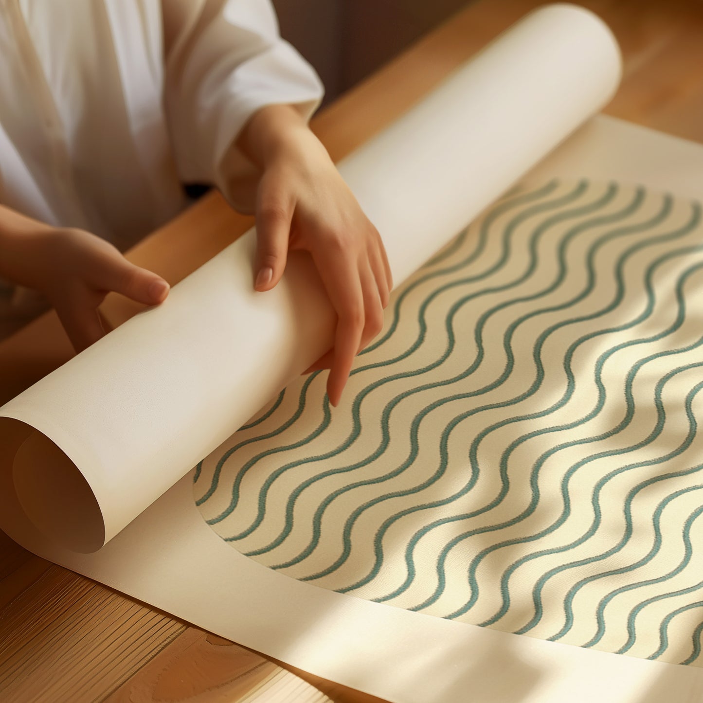 Waves on a Clay Vessel